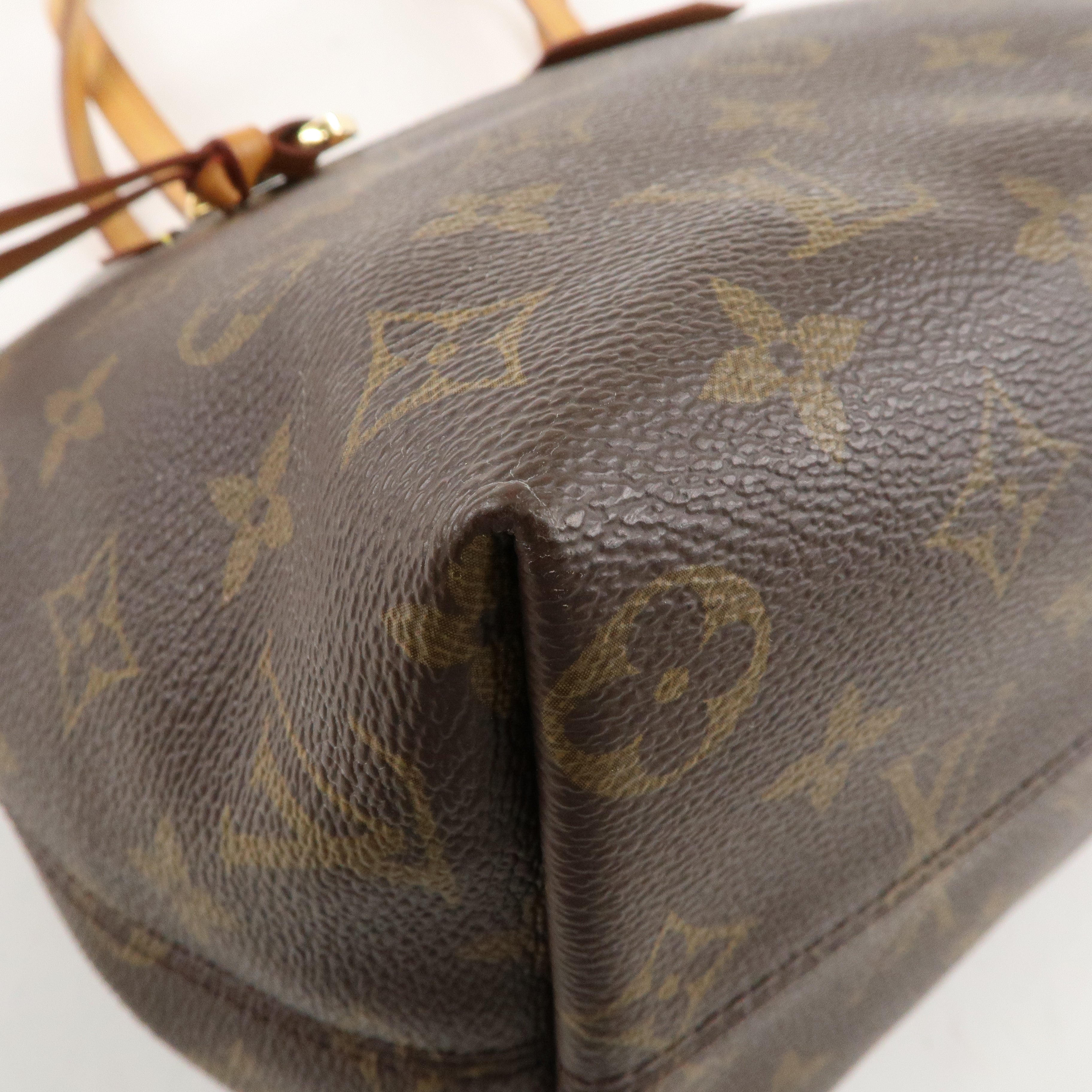 Louis Vuitton Monogram Iena PM Shoulder Bag Brown M42268