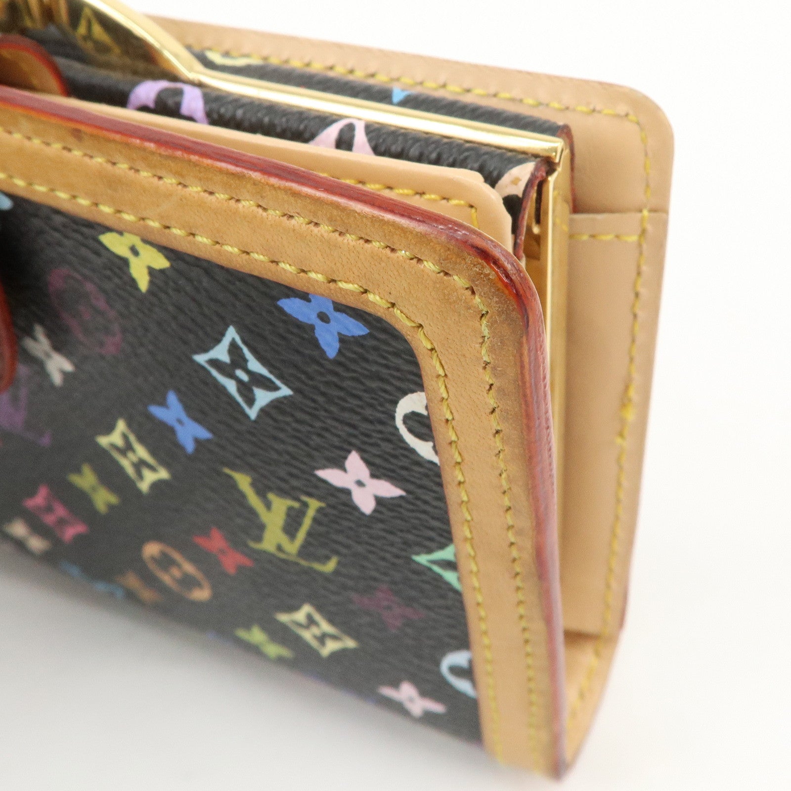 Louis Vuitton Monogram MultiColor Portefeuille Viennoi M92988 Used