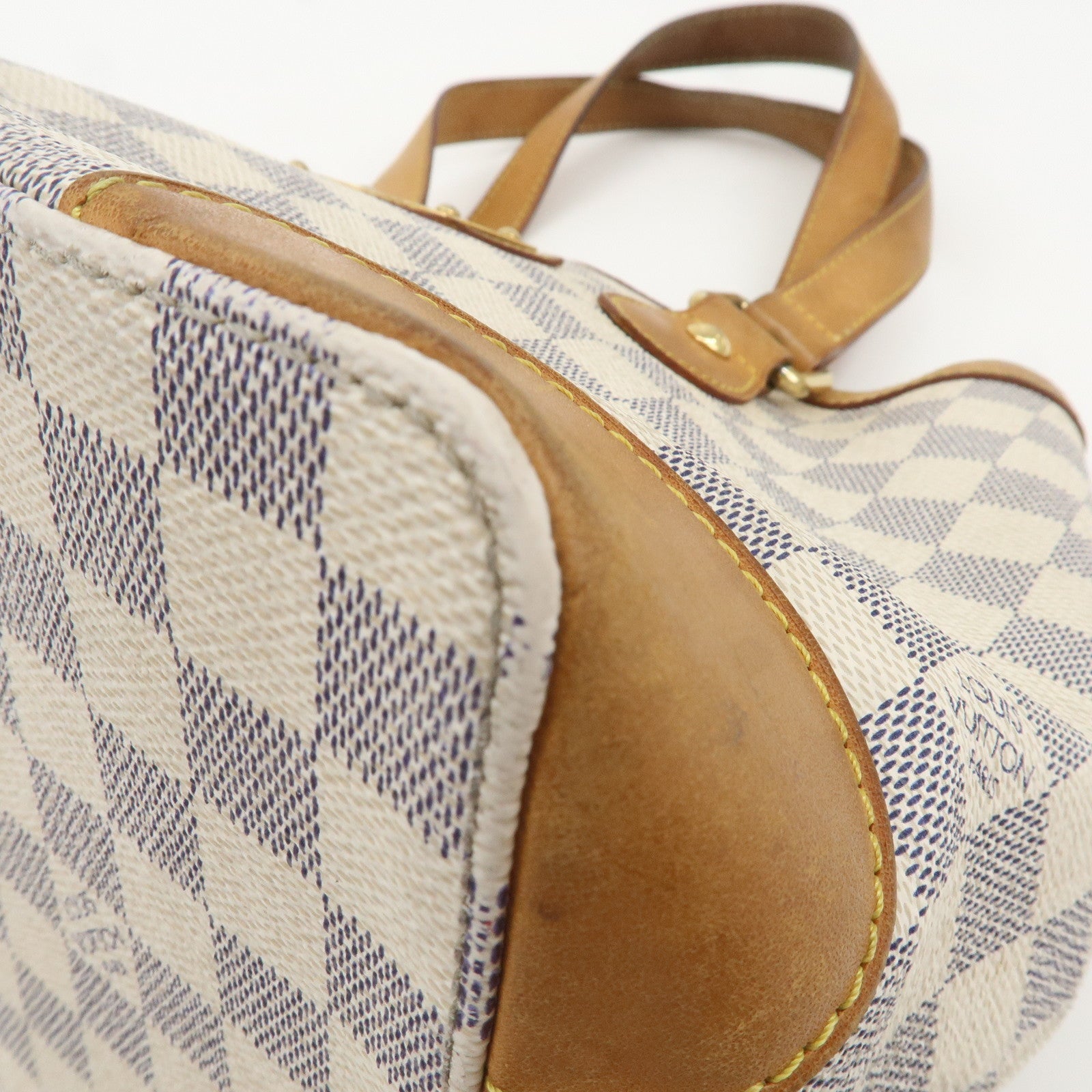 Louis Vuitton Damier Azur Hampstead PM Hand Bag N51207