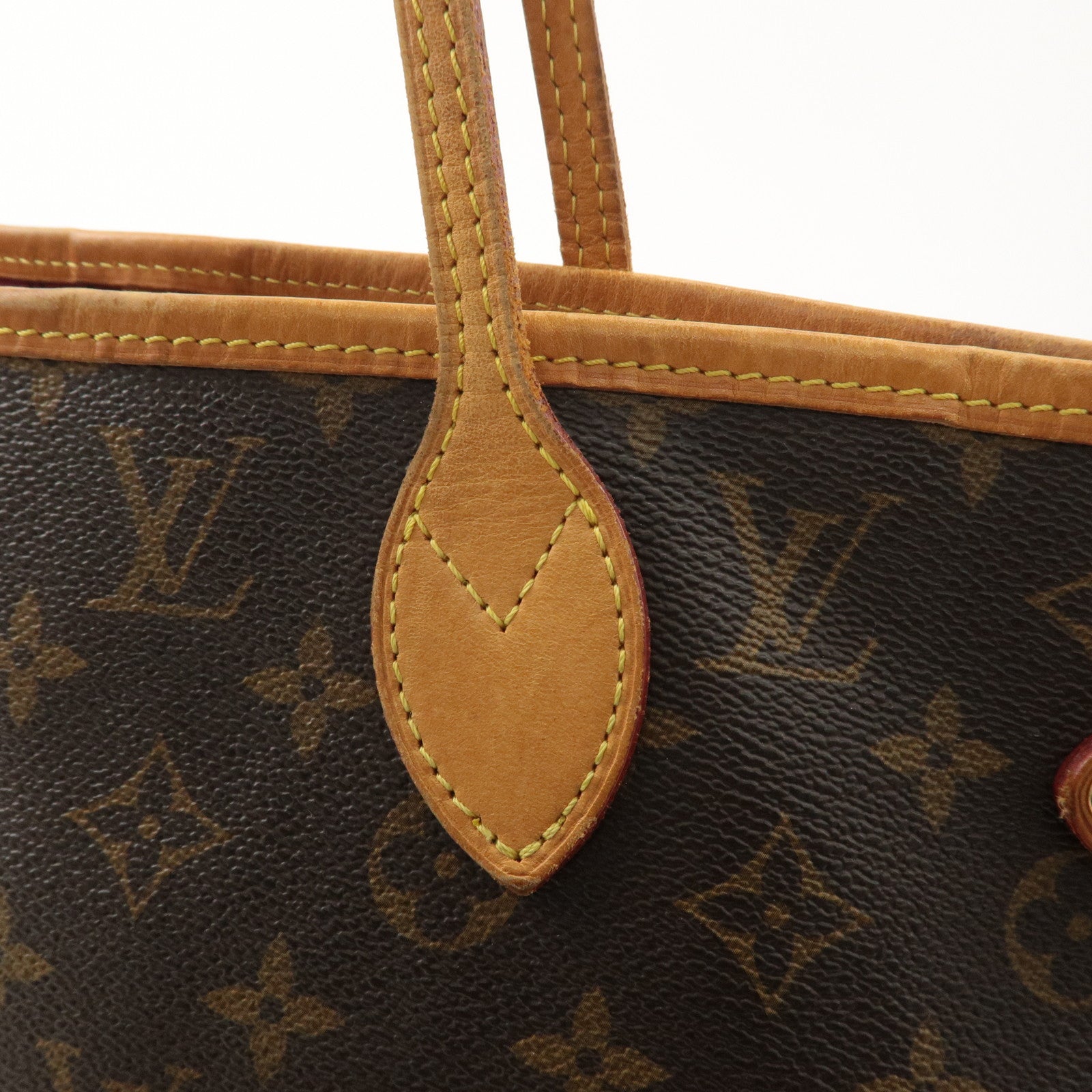 Louis Vuitton Monogram Neverfull MM Tote Bag Brown M41178