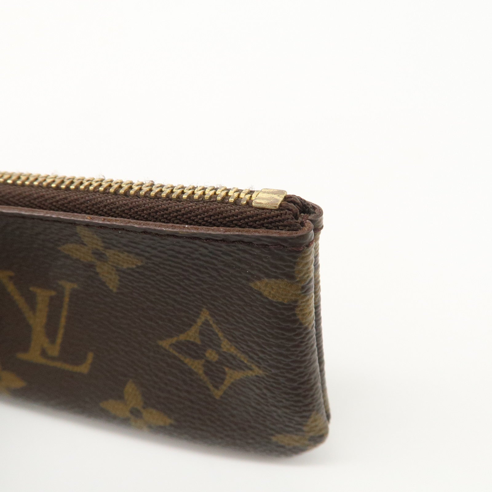 Louis Vuitton Monogram Pochette Cles Coin Case Key Case  M62650