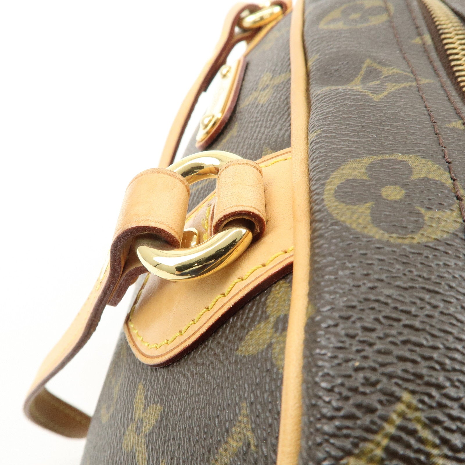 Louis Vuitton Monogram Montorgueil PM Hand Bag Brown M95565 Used