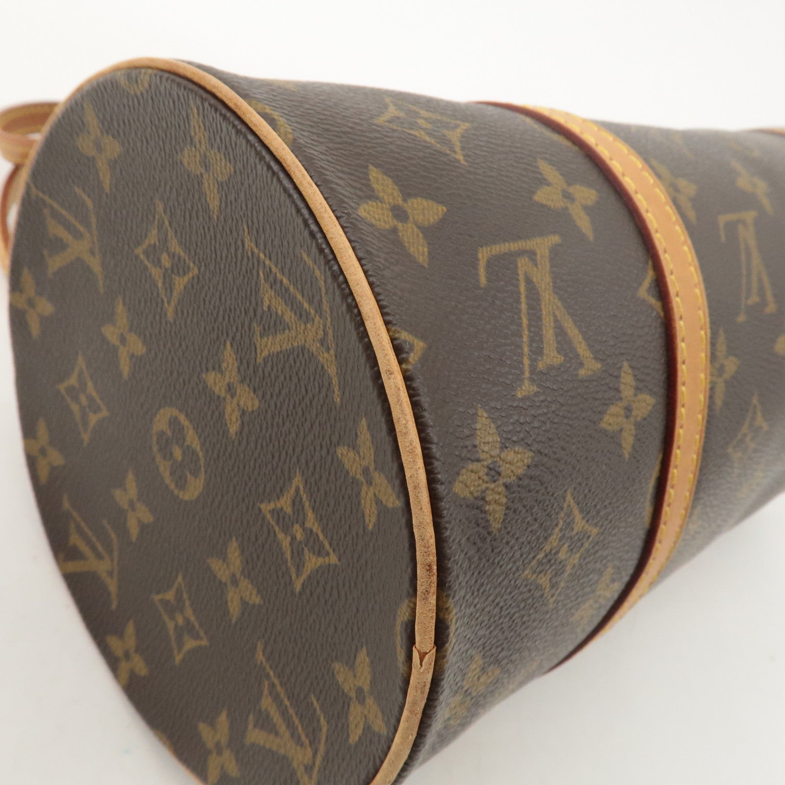 Louis Vuitton Monogram Papillon 30 Hand Bag 
Pouch Brown M51385