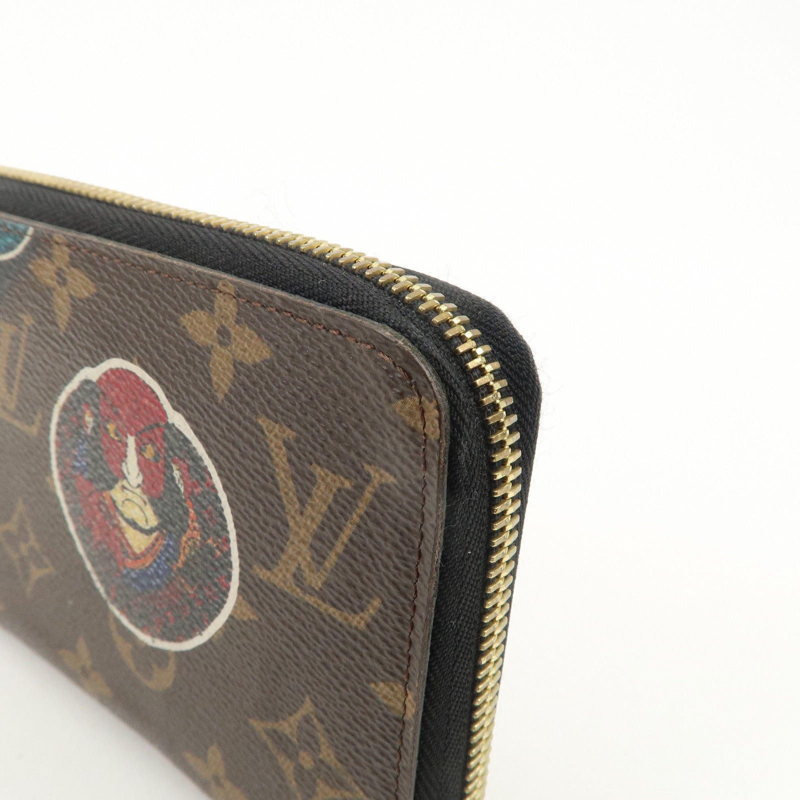 Louis Vuitton Zippy Wallet Kansai Yamamoto Kabuki Daruma M67249 Used