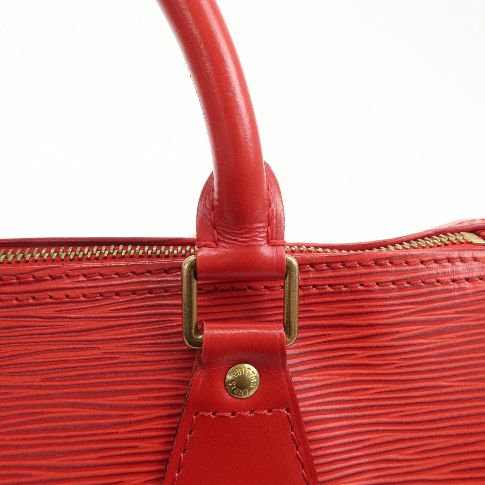 Louis Vuitton Epi Speedy 25 Hand Bag Castilian Red M43017 Used