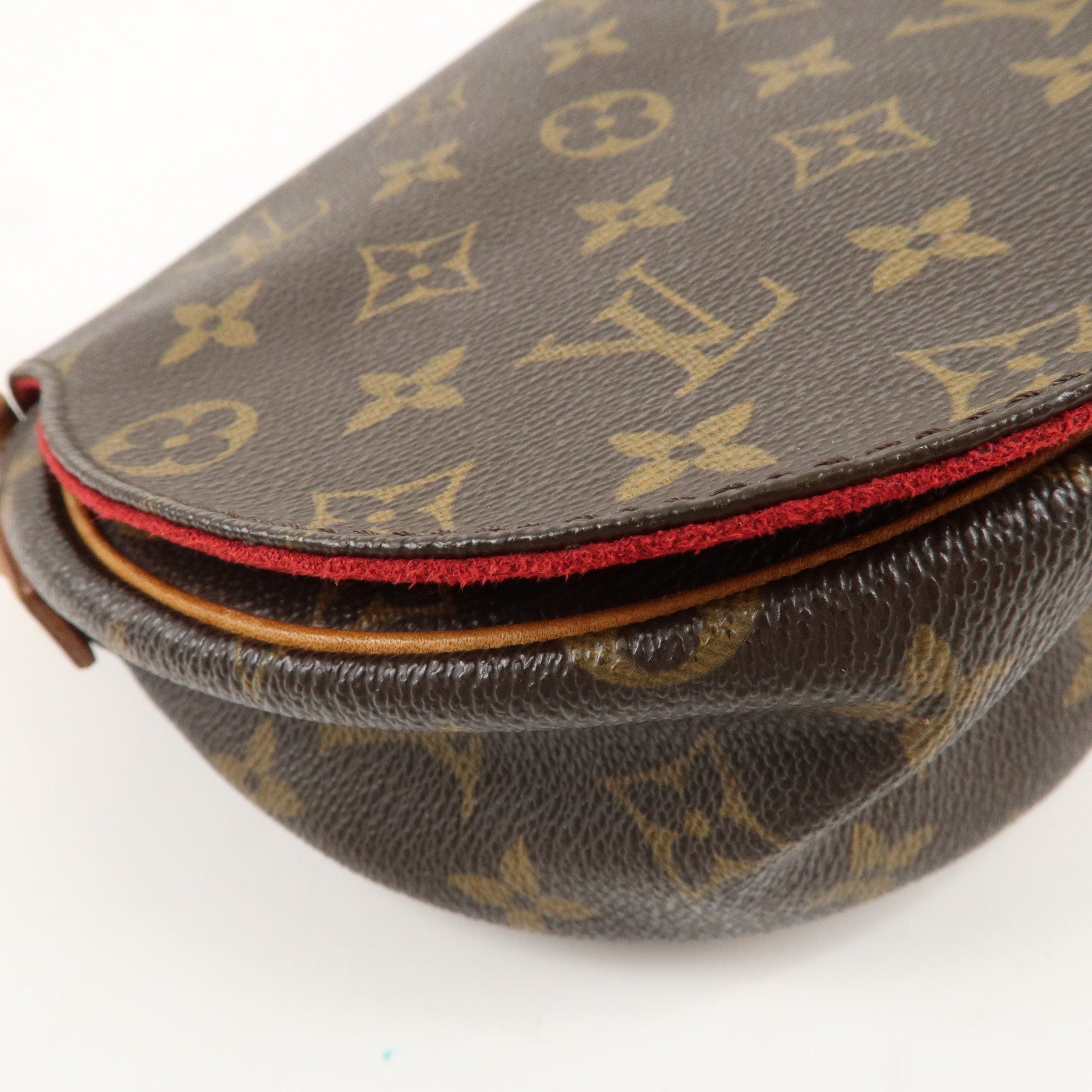 Louis Vuitton Monogram Tamburan Shoulder Bag Brown M51179