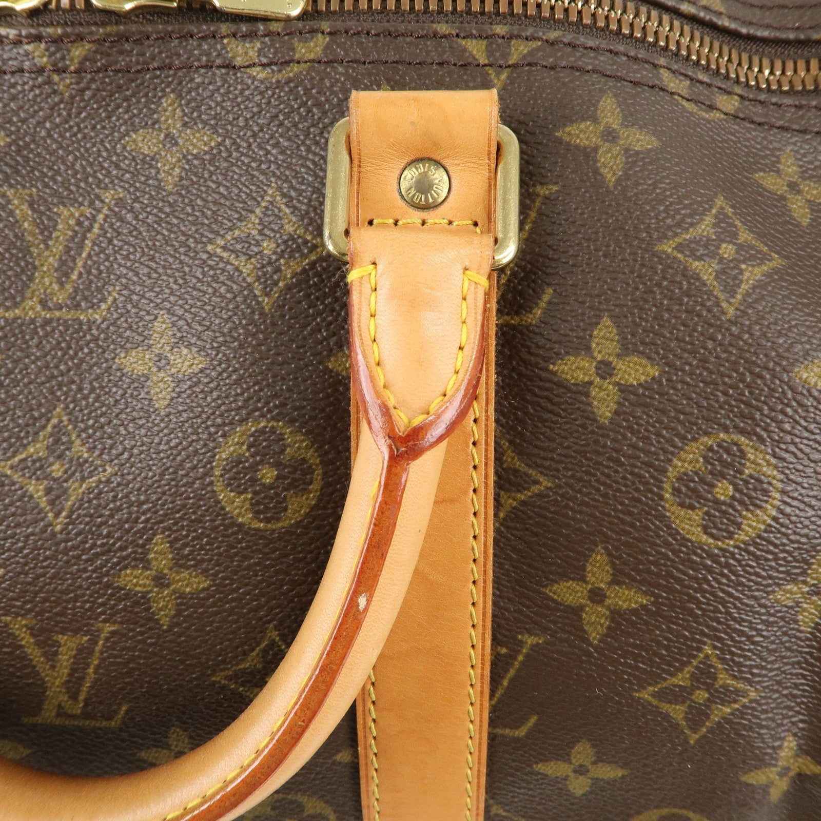 Louis Vuitton Monogram Keep All Bandouliere 55 Boston Bag M41414