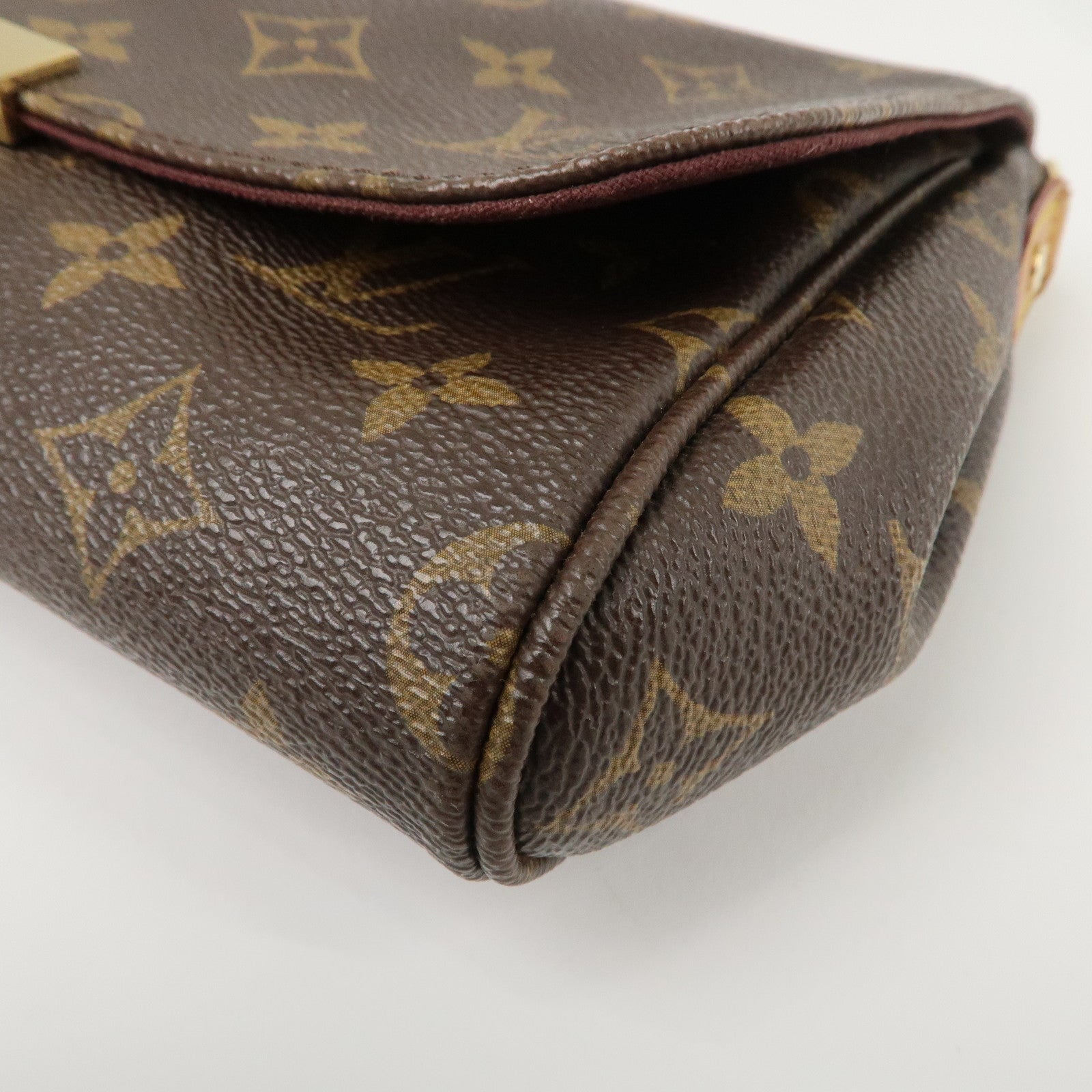 Louis Vuitton Monogram Favorite MM Hand Bag Brown M40718