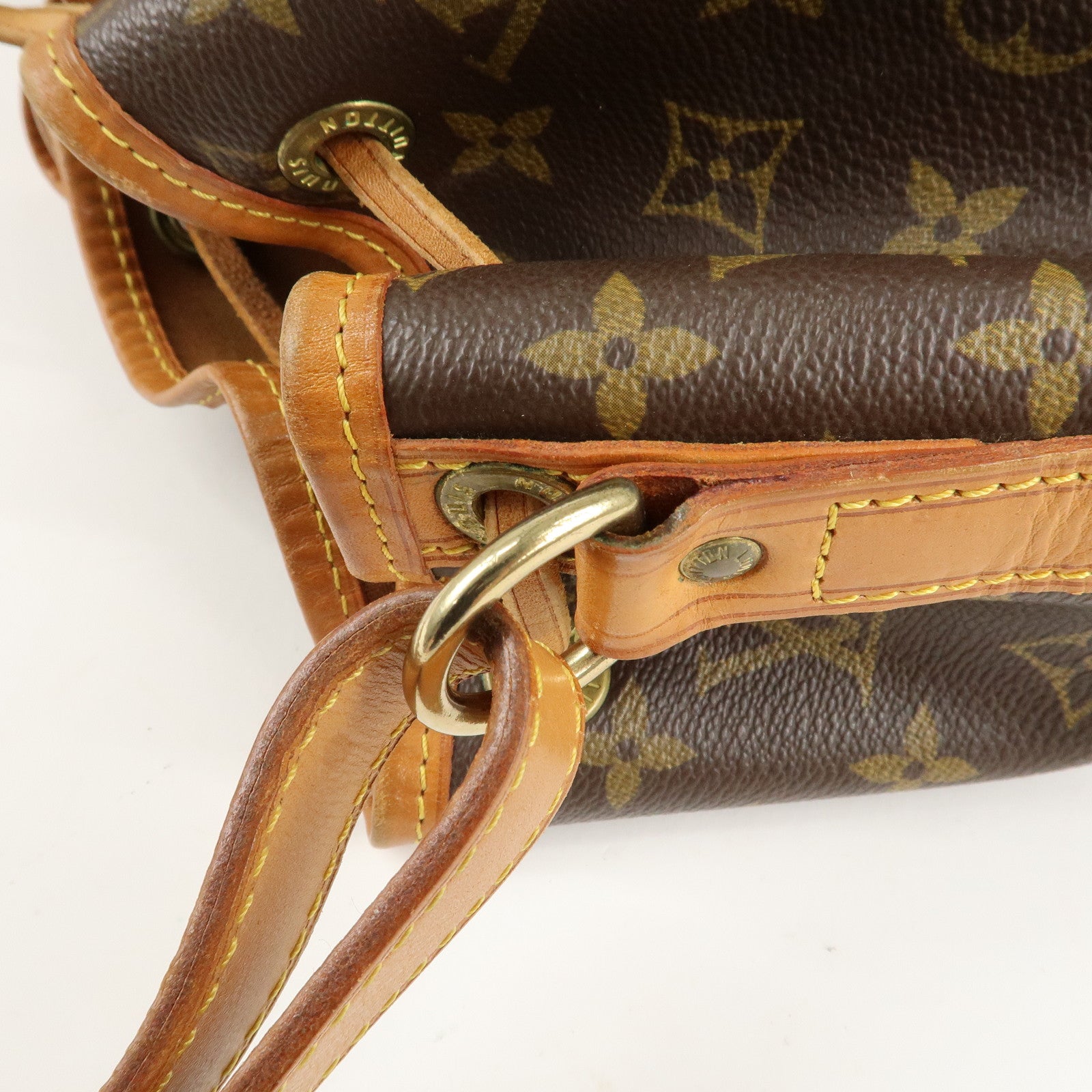 Louis Vuitton Monogram Noe Shoulder Bag Hand Bag Brown M42224 Used