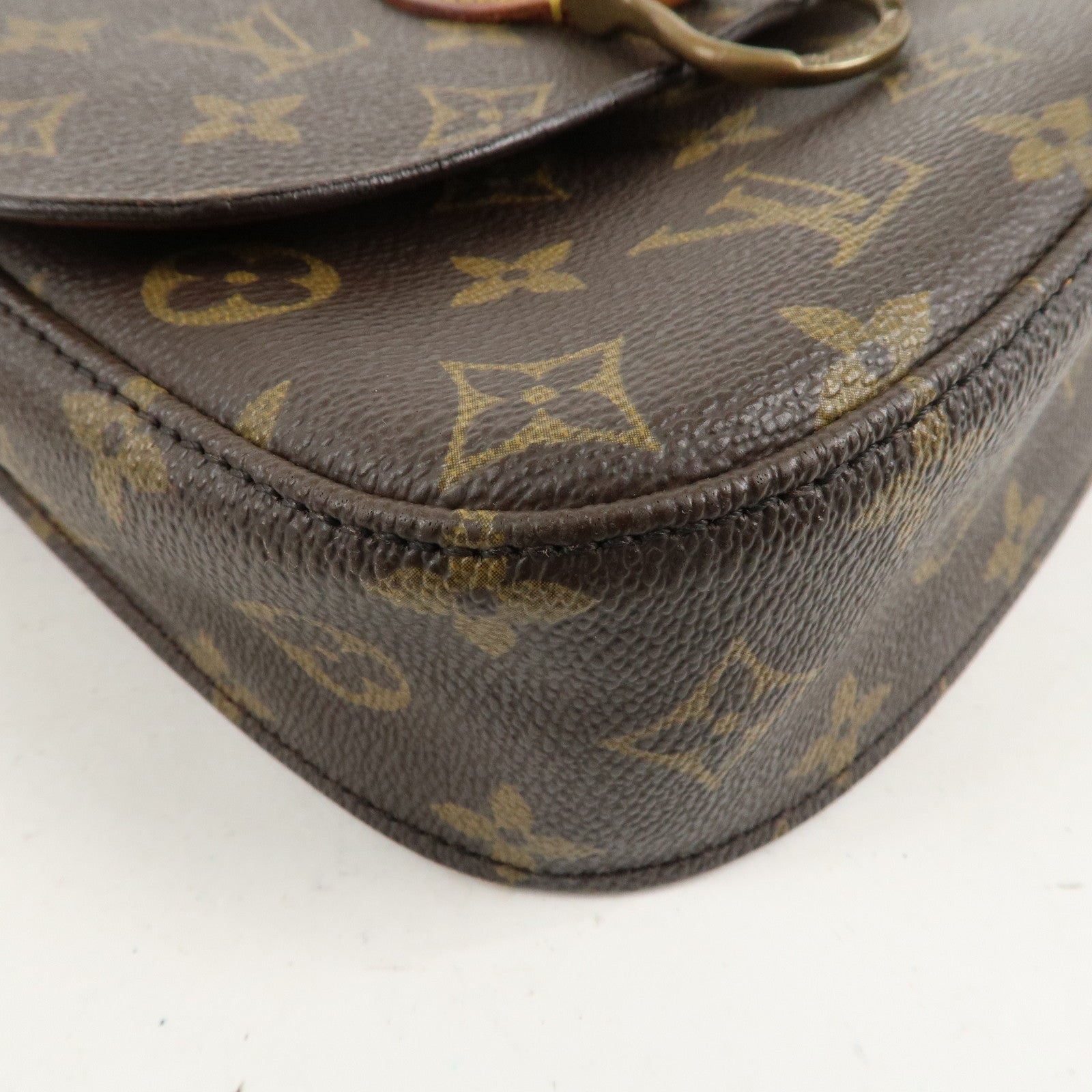 Louis Vuitton Monogram Saint Cloud MM Shoulder Bag Brown M51243