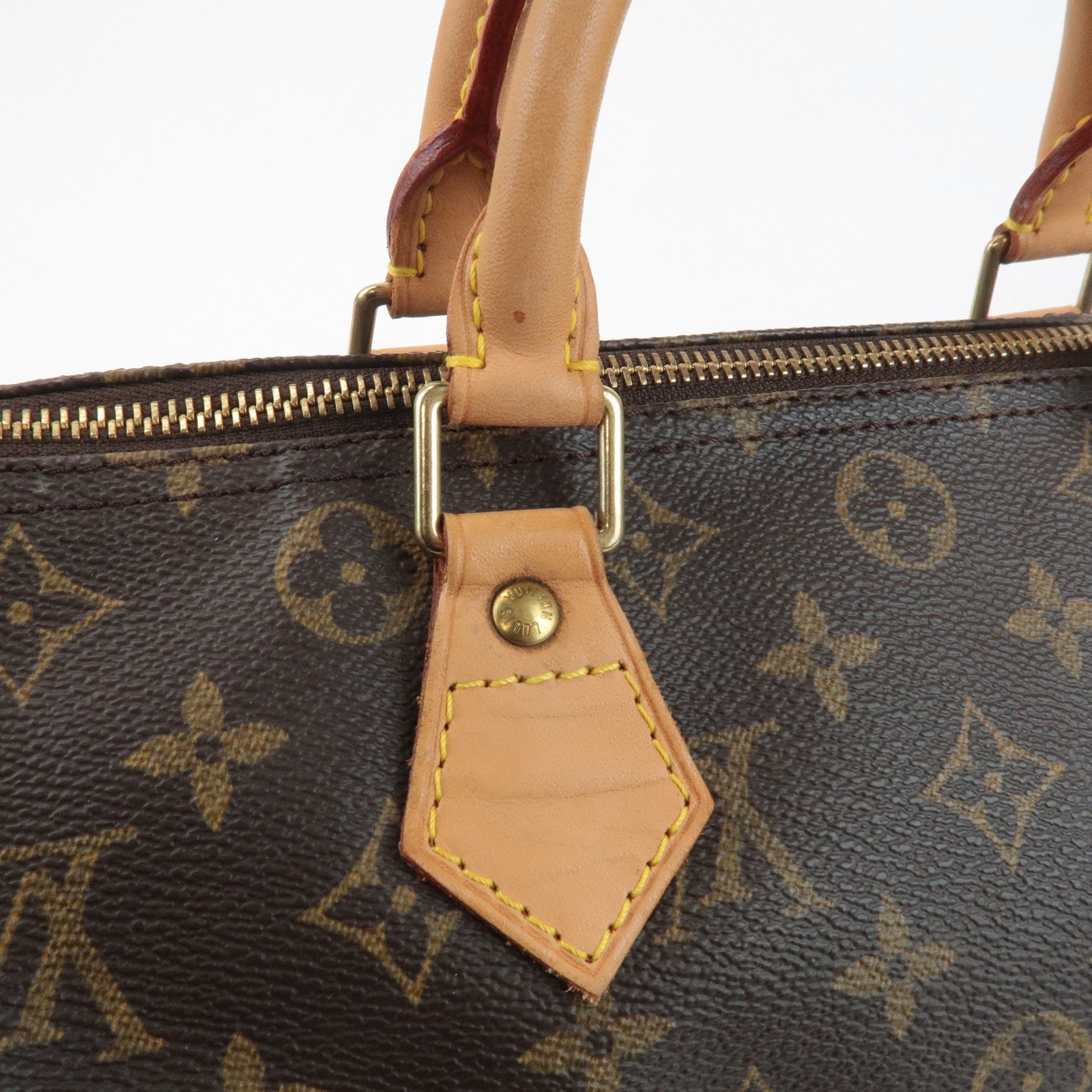 Louis Vuitton Monogram Speedy 30 Hand Bag Boston Bag M41526 Used