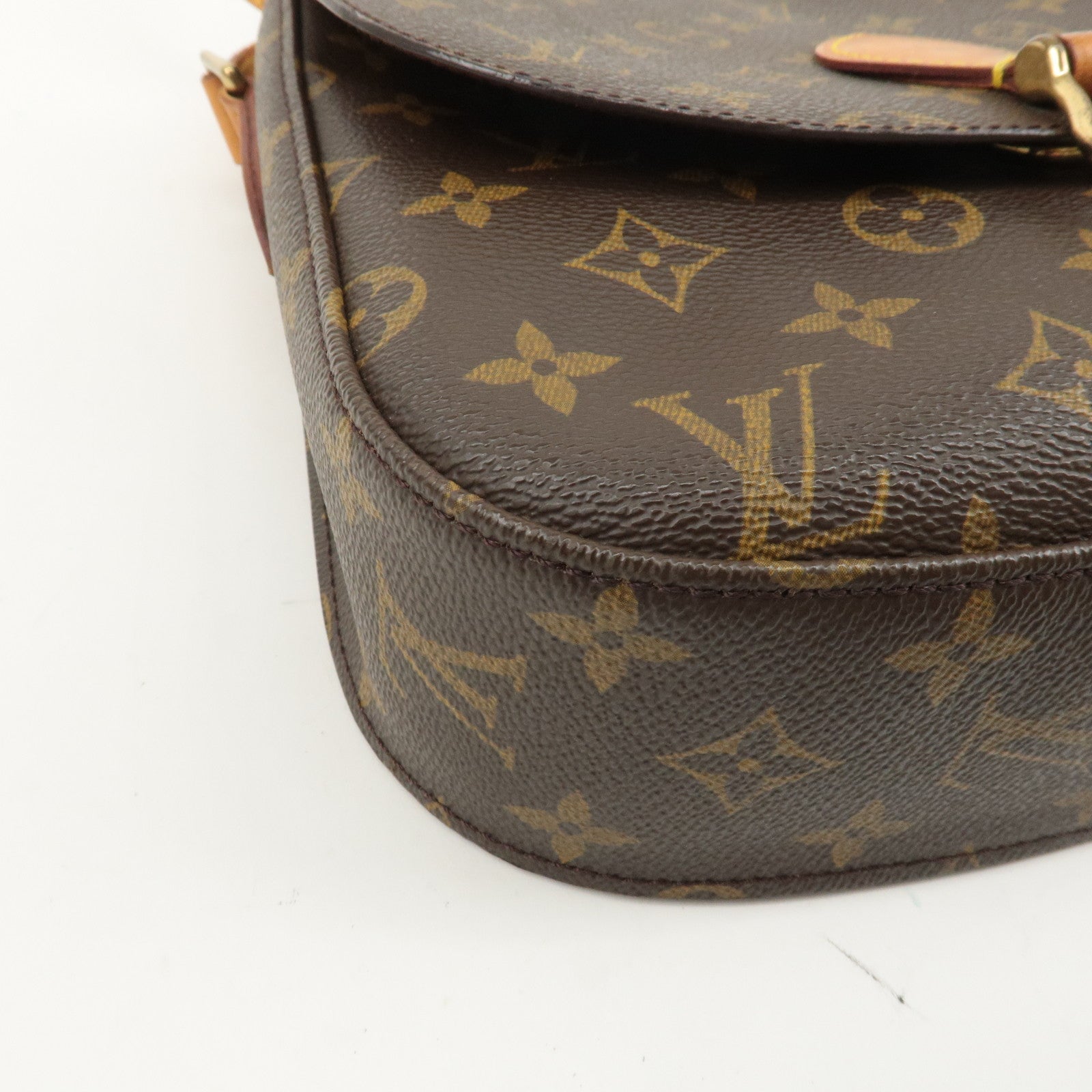 Louis Vuitton Monogram Saint Cloud GM Shoulder Bag Brown M51242