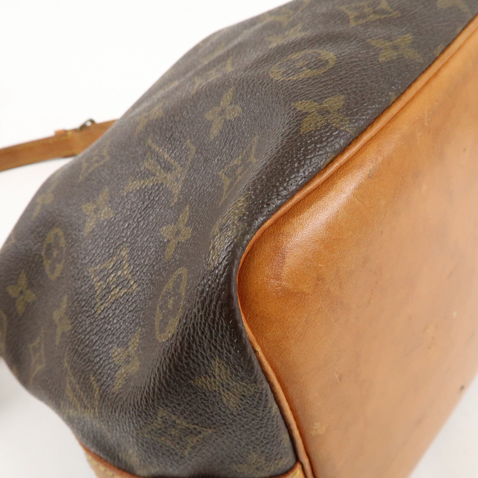 Louis Vuitton Monogram Petit Noe Shoulder Bag Brown M42226