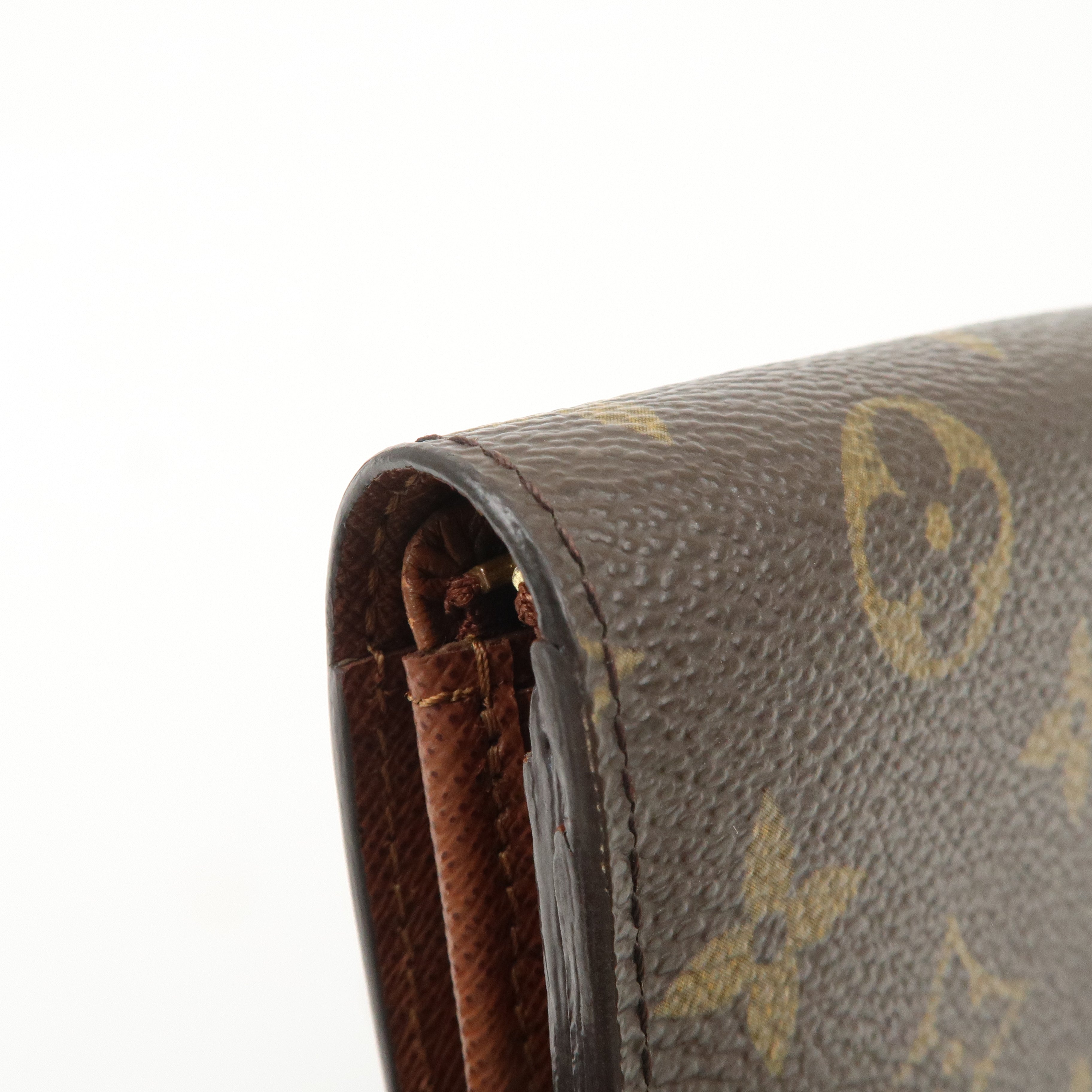 Louis Vuitton Monogram Porte Monnaie Billets Tresor Wallet M61730 Used