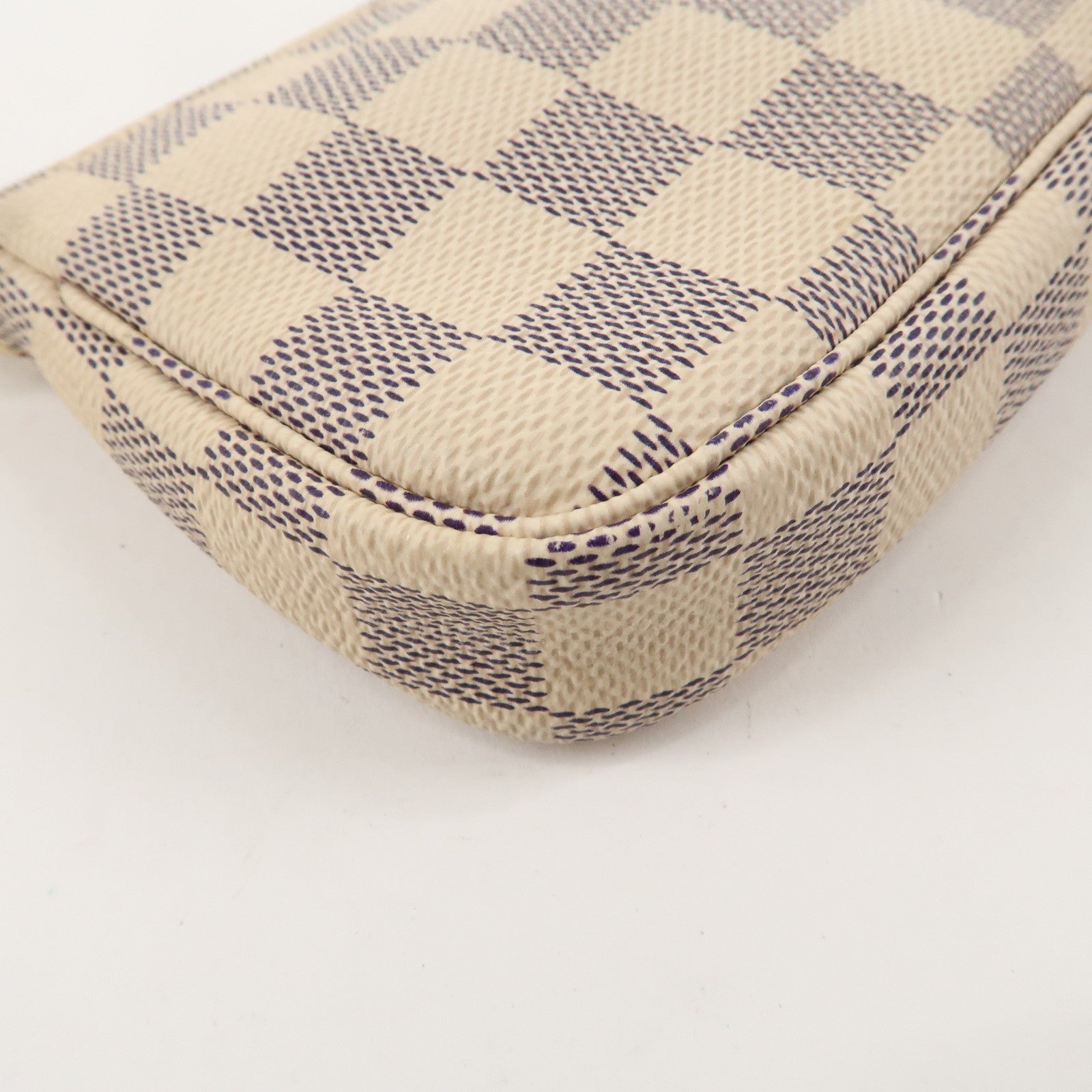 Louis Vuitton Damier Azur Mini Pochette Accessoires Pouch N58010