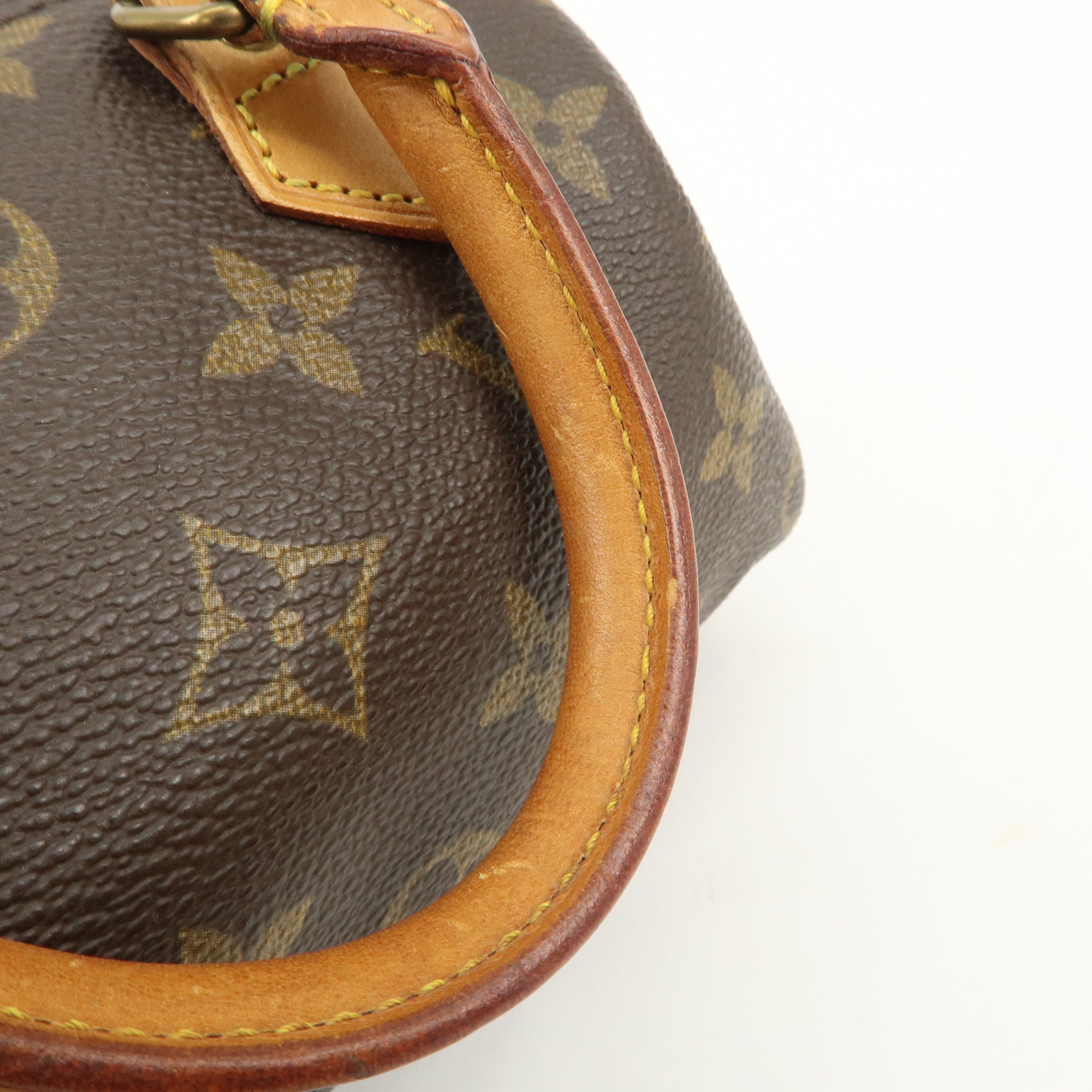 Louis Vuitton Monogram Mini Speedy Hand Bag Brown M41534 Used