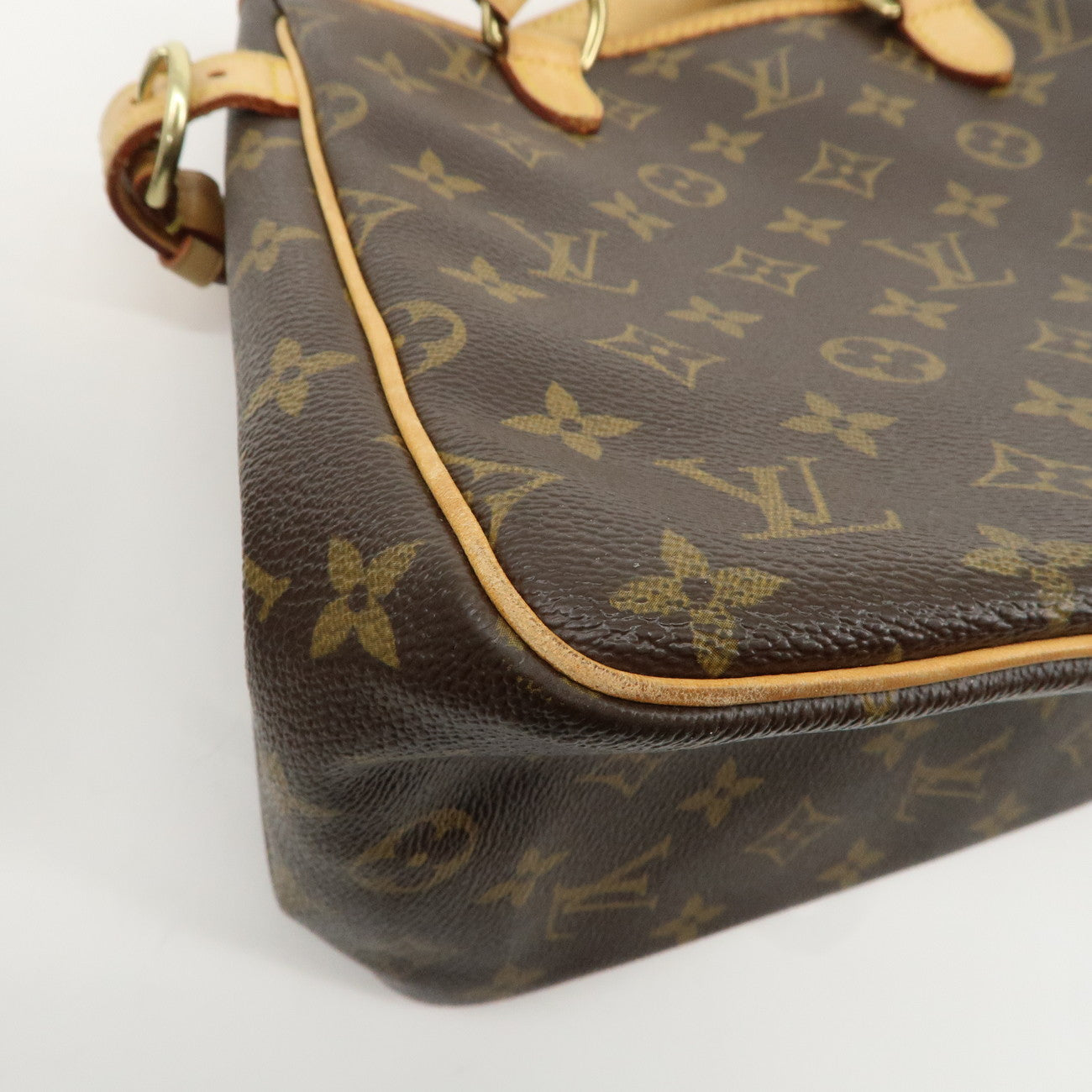 Louis Vuitton Monogram Batignolles Tote Bag Hand Bag M51156 Used