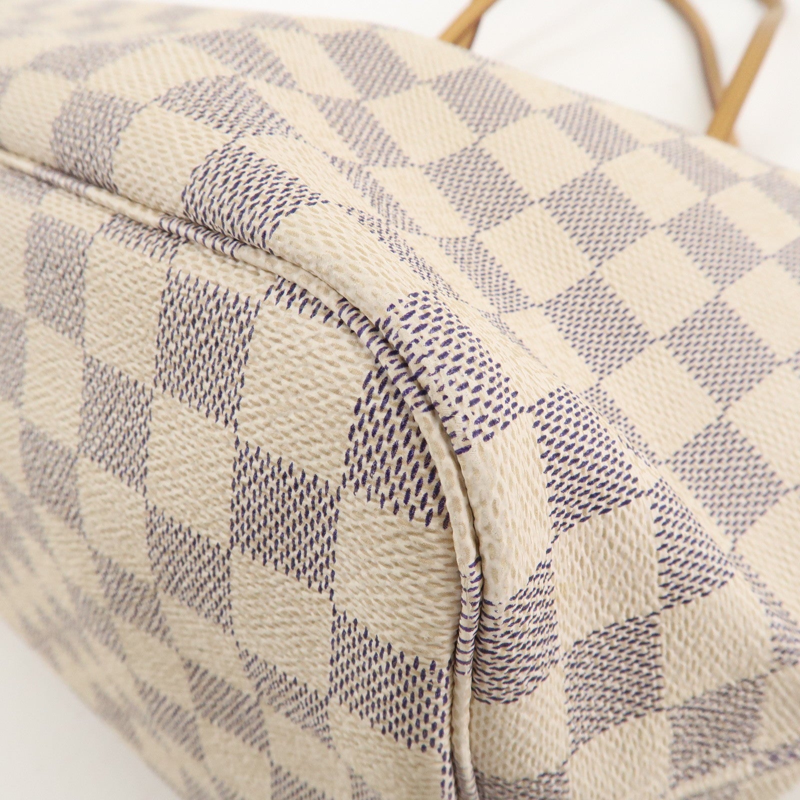 Louis Vuitton Damier Azur Neverfull MM Tote Bag N51107