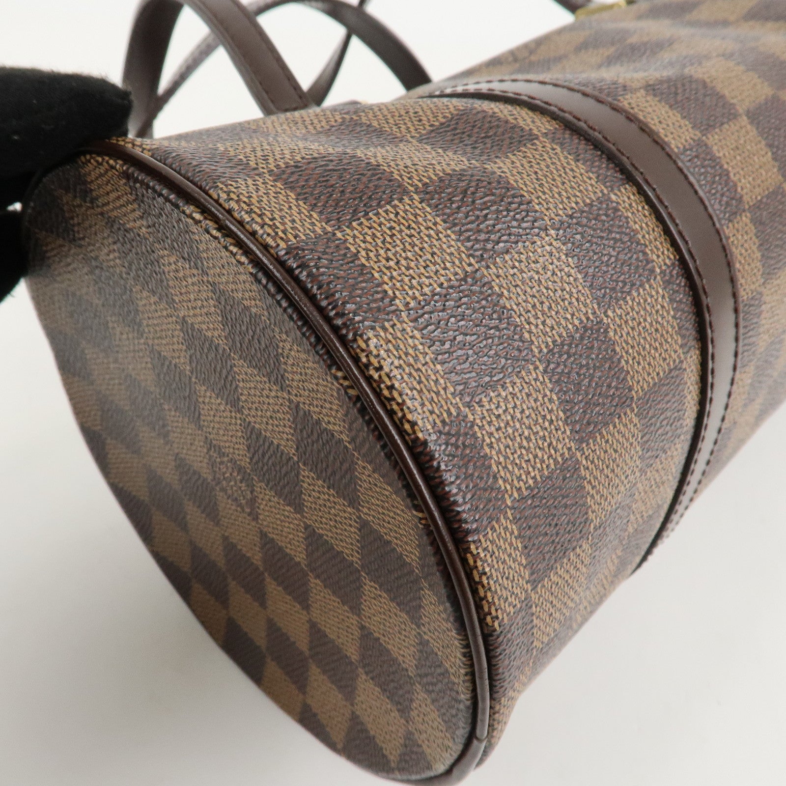 Louis Vuitton Damier Ebene Papillon30 Hand Bag N51303 Brown Used