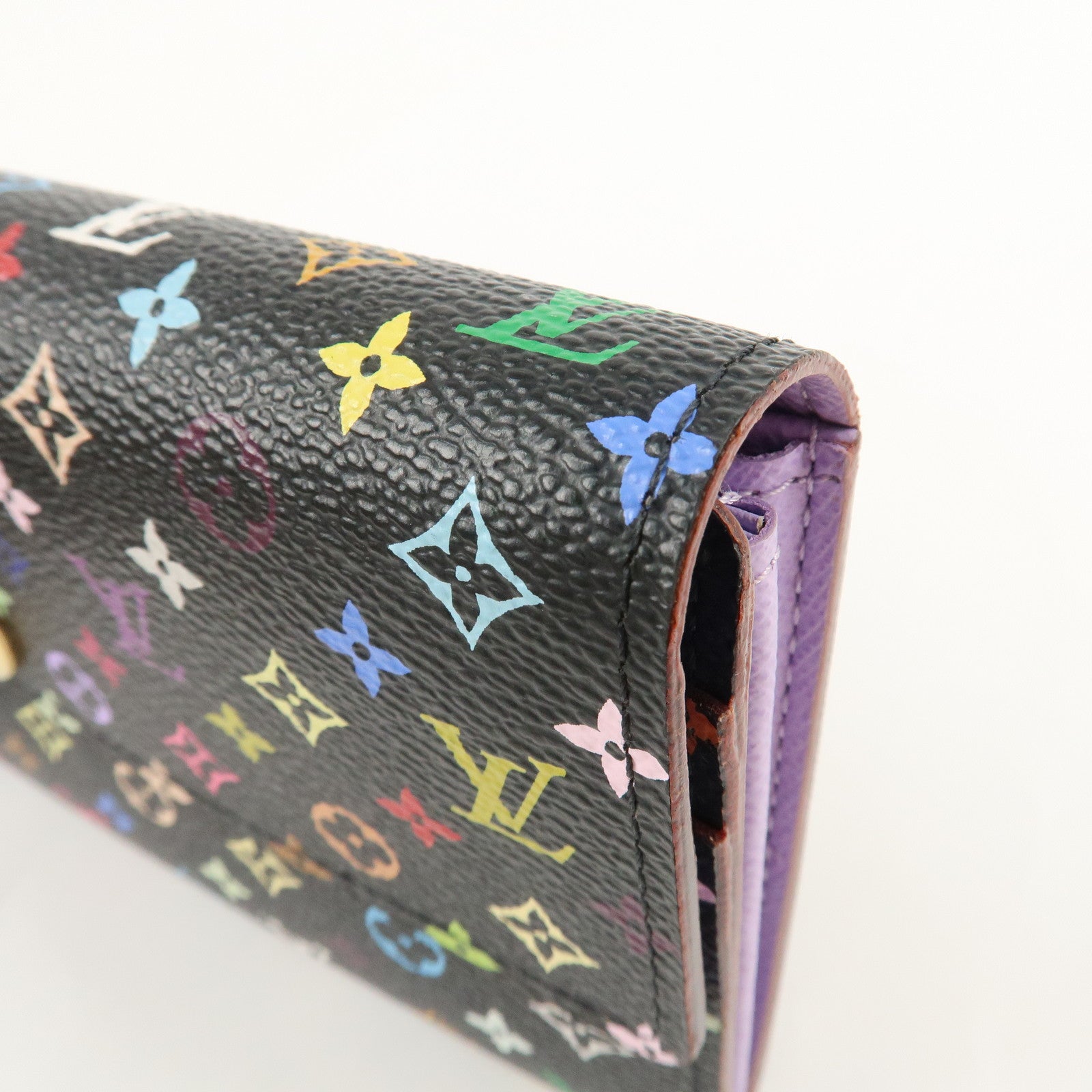 Louis Vuitton Monogram Multicolor Portefeuille Sarah M60273 Used