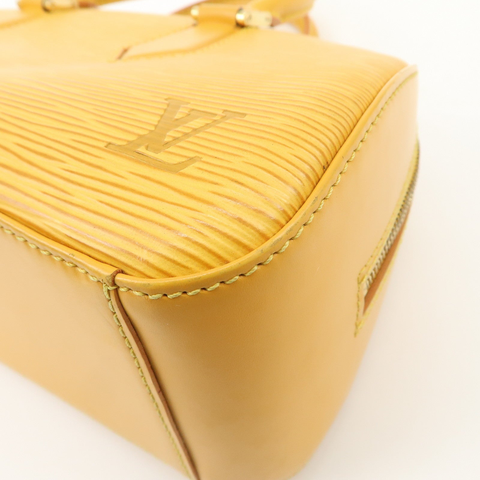 Louis Vuitton Epi Jasmine Hand Bag Tassilli Yellow M52089 Used