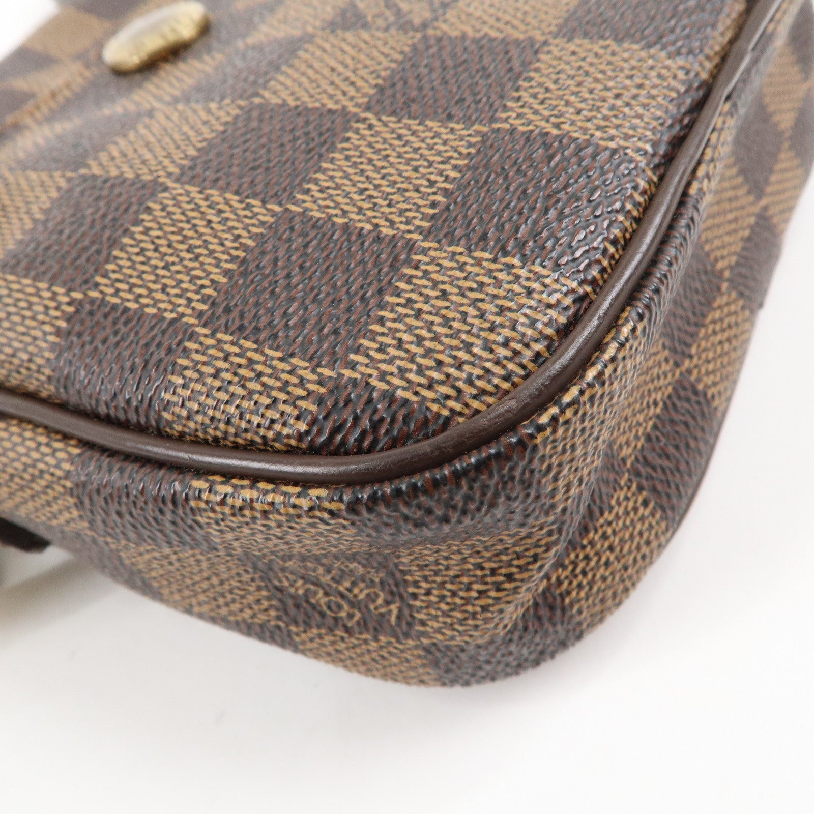 Louis Vuitton Damier Rift Shoulder Bag Brown N60009