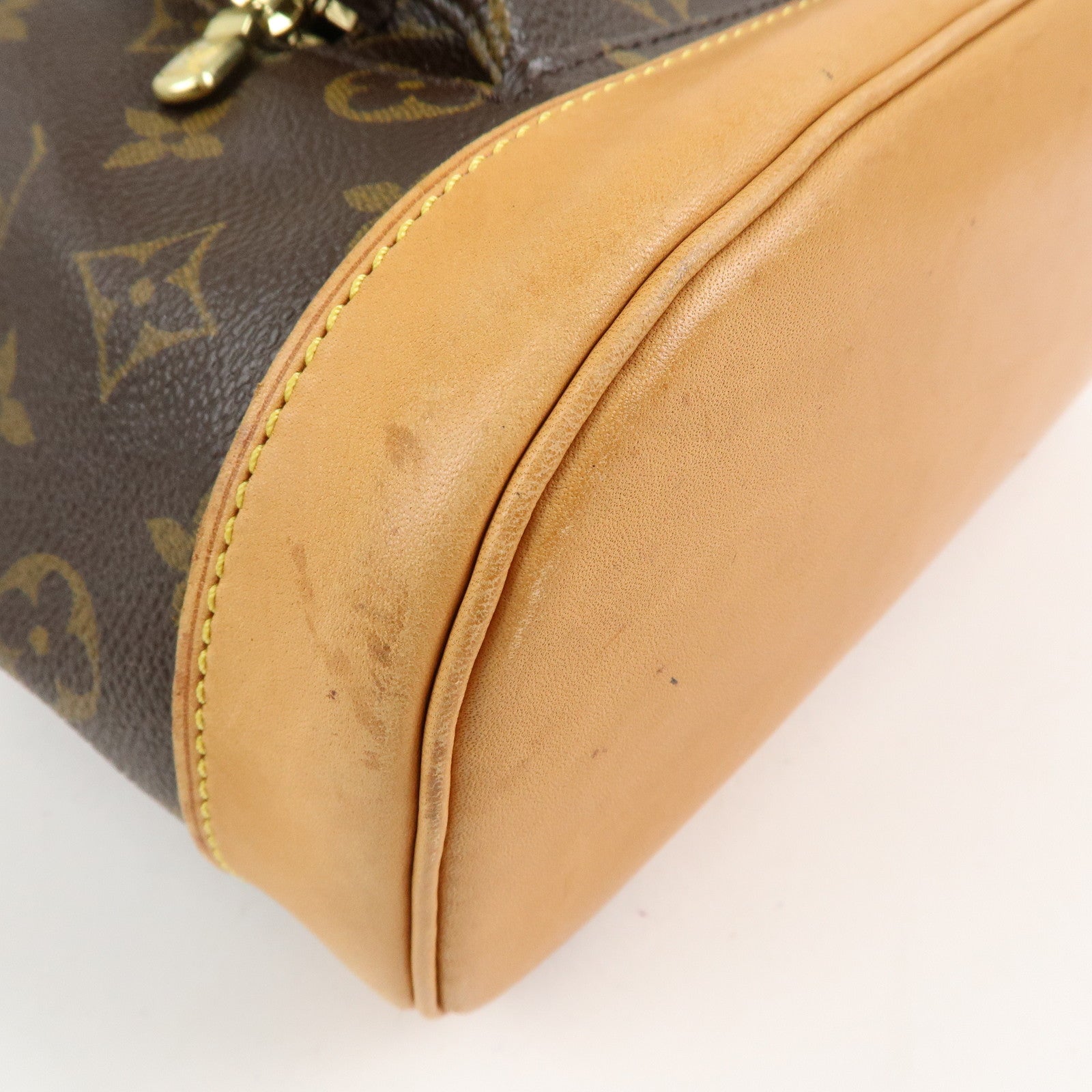 Louis Vuitton Monogram Montsouris MM Back Pack Bag M51136 Used