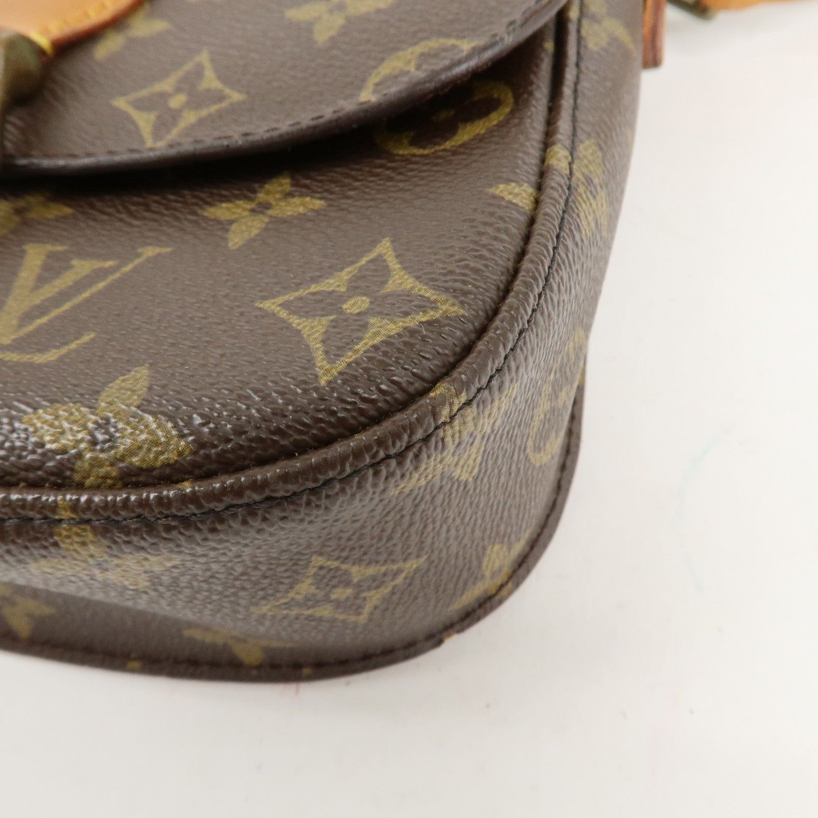 Louis Vuitton Monogram Saint Cloud MM Shoulder Bag Brown M51243