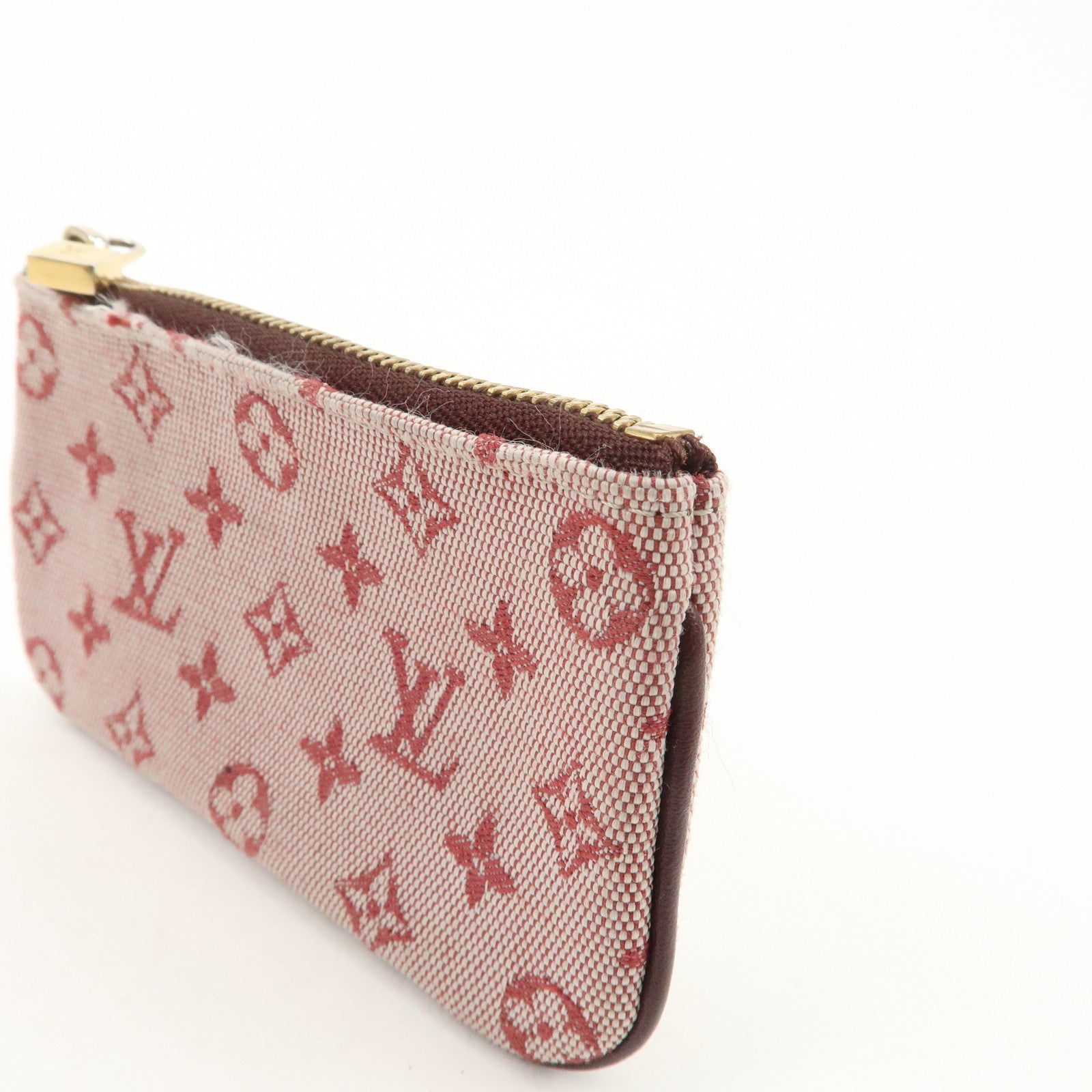 Louis Vuitton Monogram Mini Pochette Cles Coin Case Cerise M92238 Used