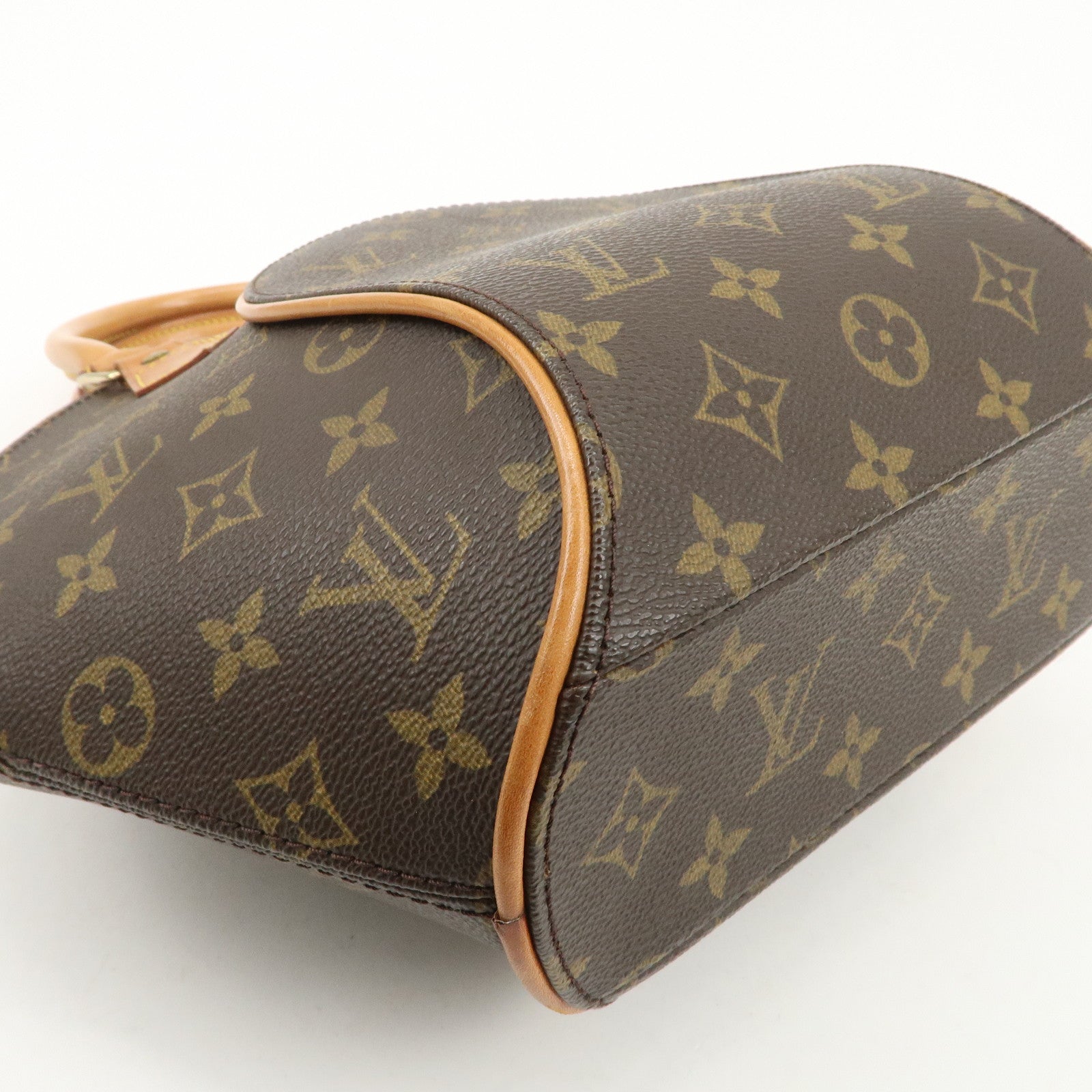 Louis Vuitton Monogram Ellipse PM Hand Bag Brown M51127 Used