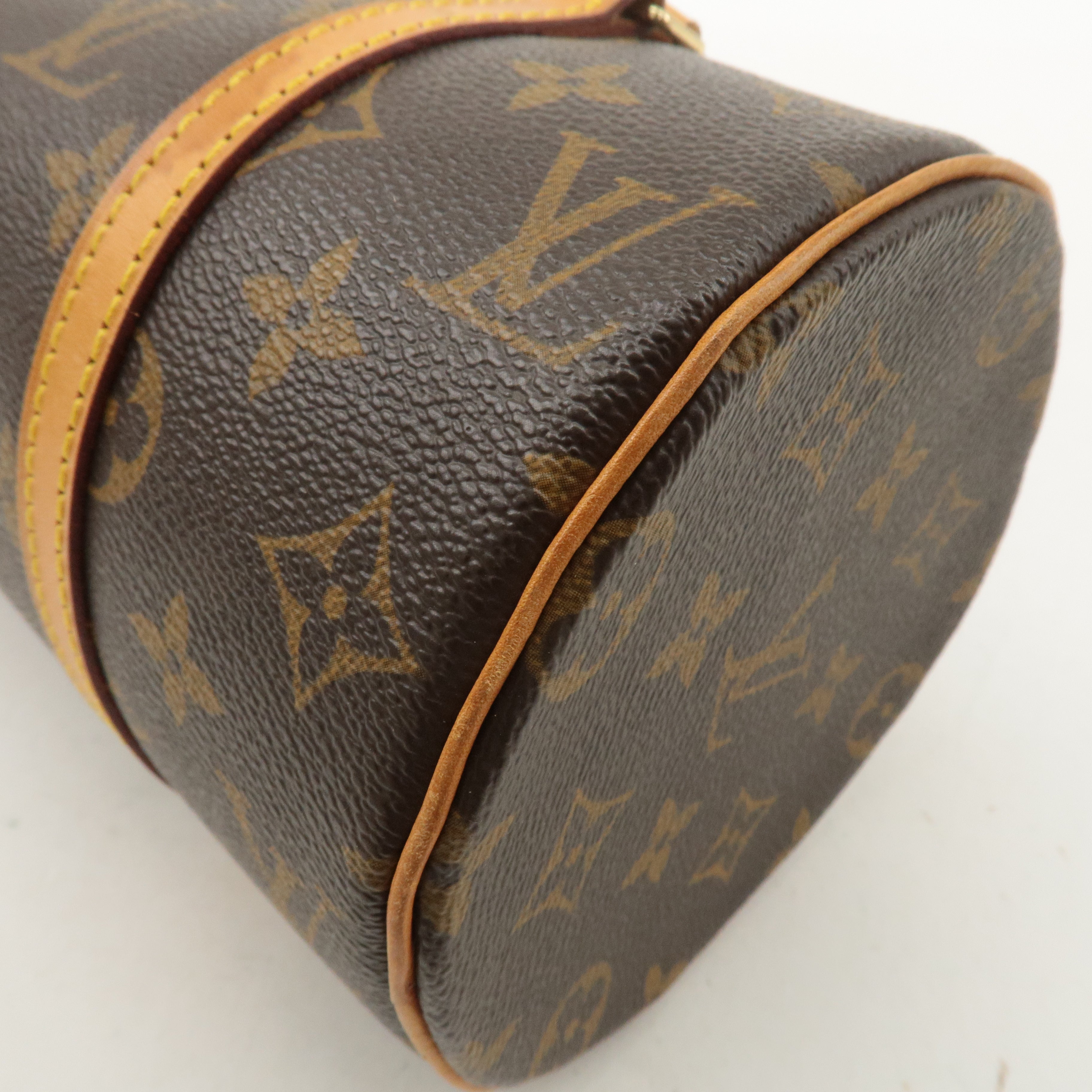 Louis Vuitton Monogram Papillon 26 Hand Bag Brown M51385