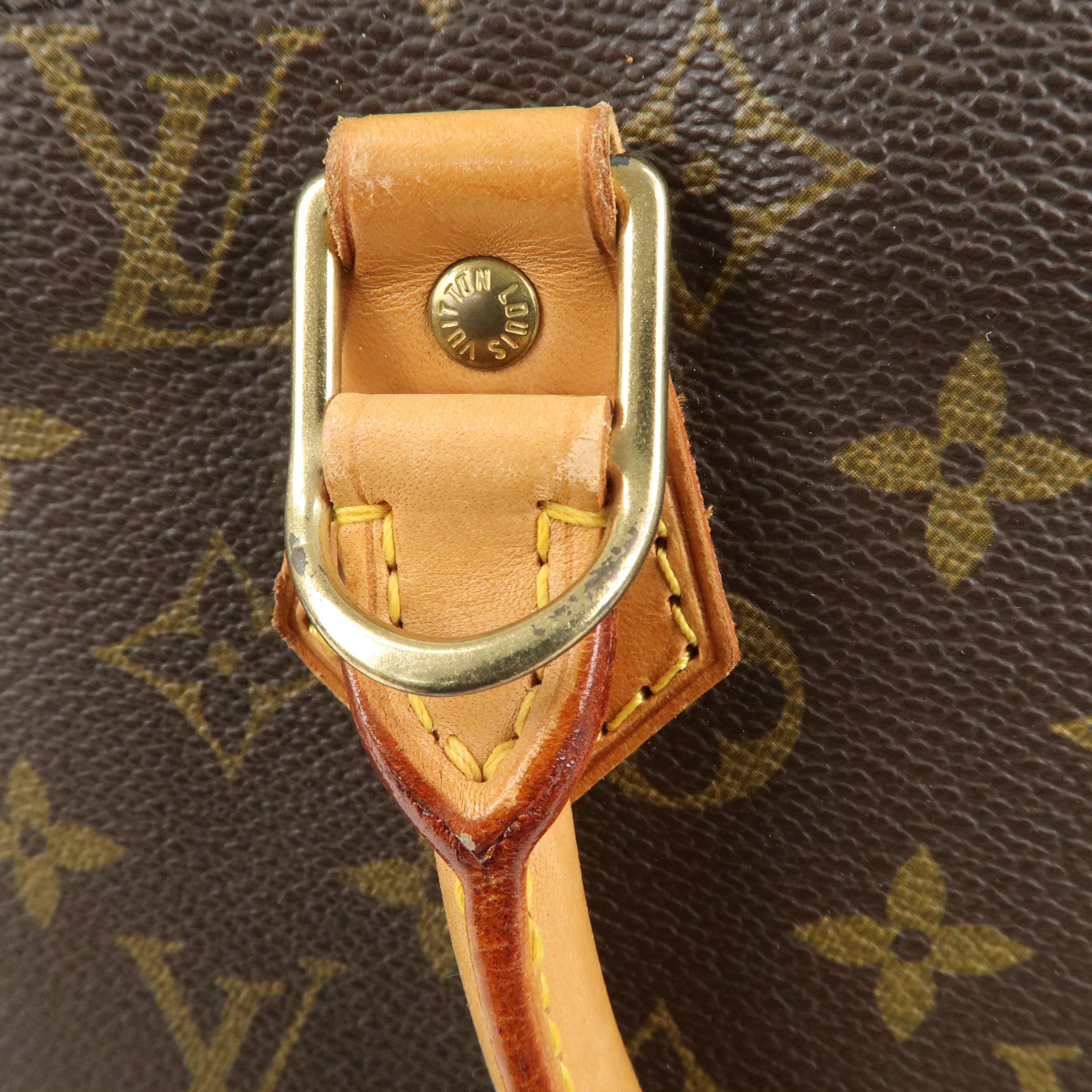 Louis Vuitton Monogram Alma Hand Bag Brown M51130