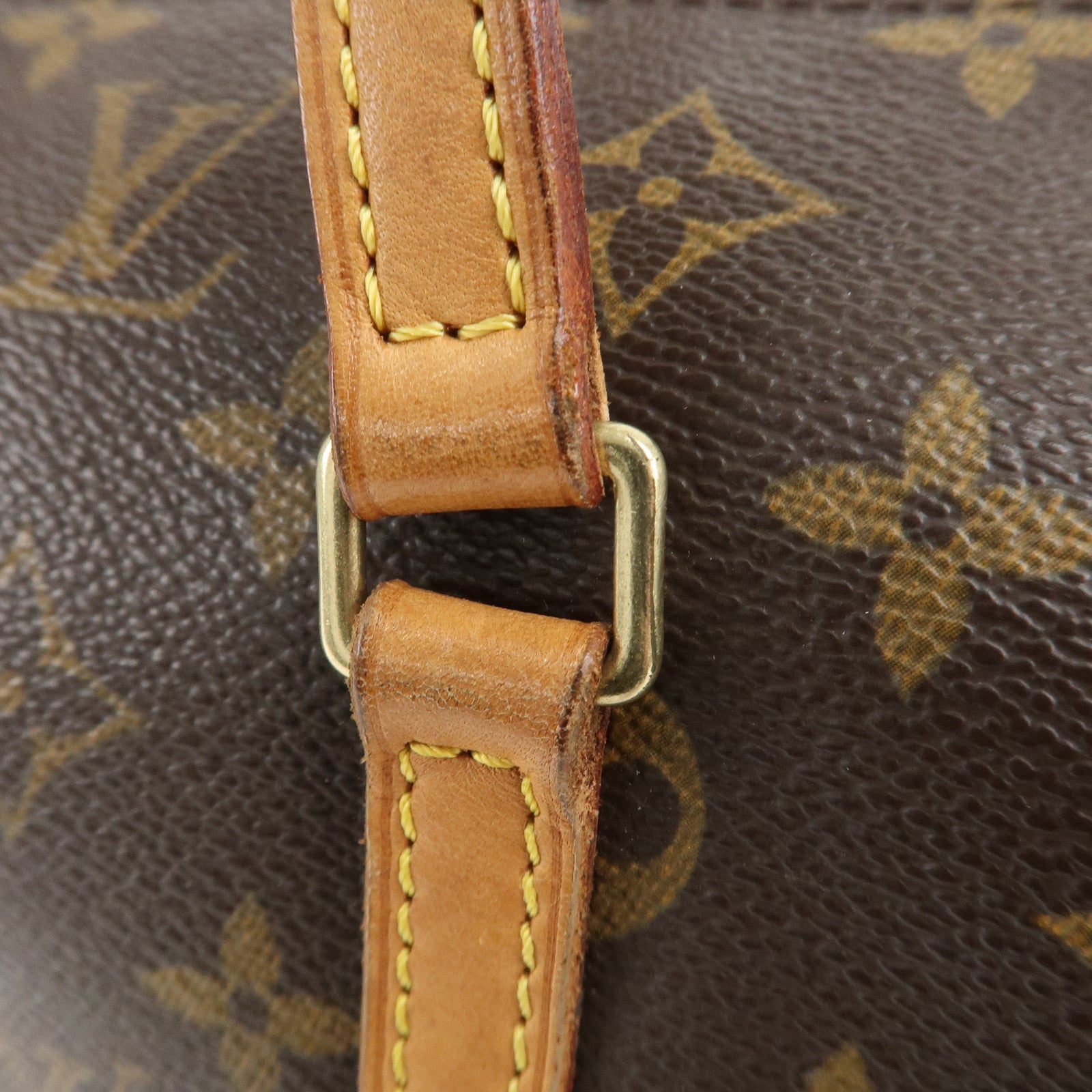 Louis Vuitton Monogram Papillon 30 Hand Bag Brown M51385 Used