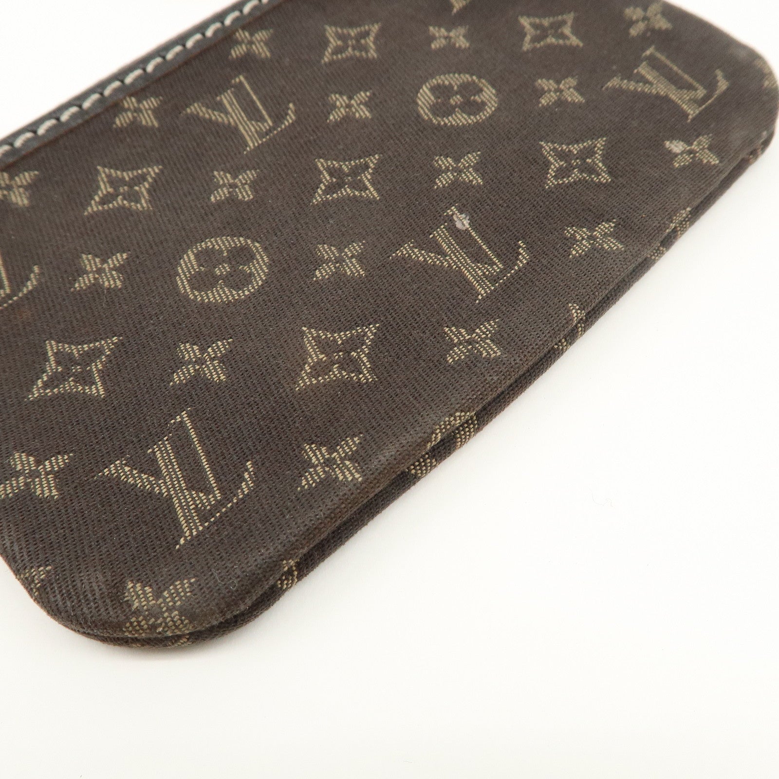 Louis Vuitton Monogram Mini Lin Pochette Cles Coin Case M95230