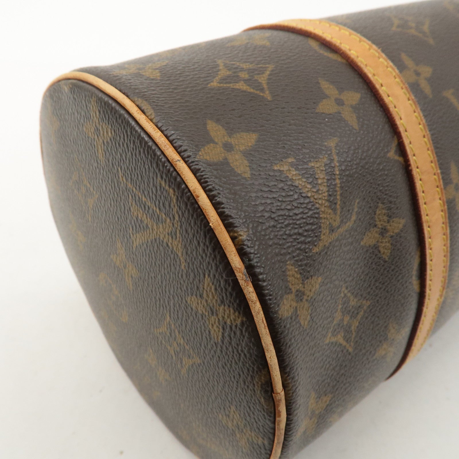 Louis Vuitton Monogram Papillon 30 Hand Bag Brown M51385