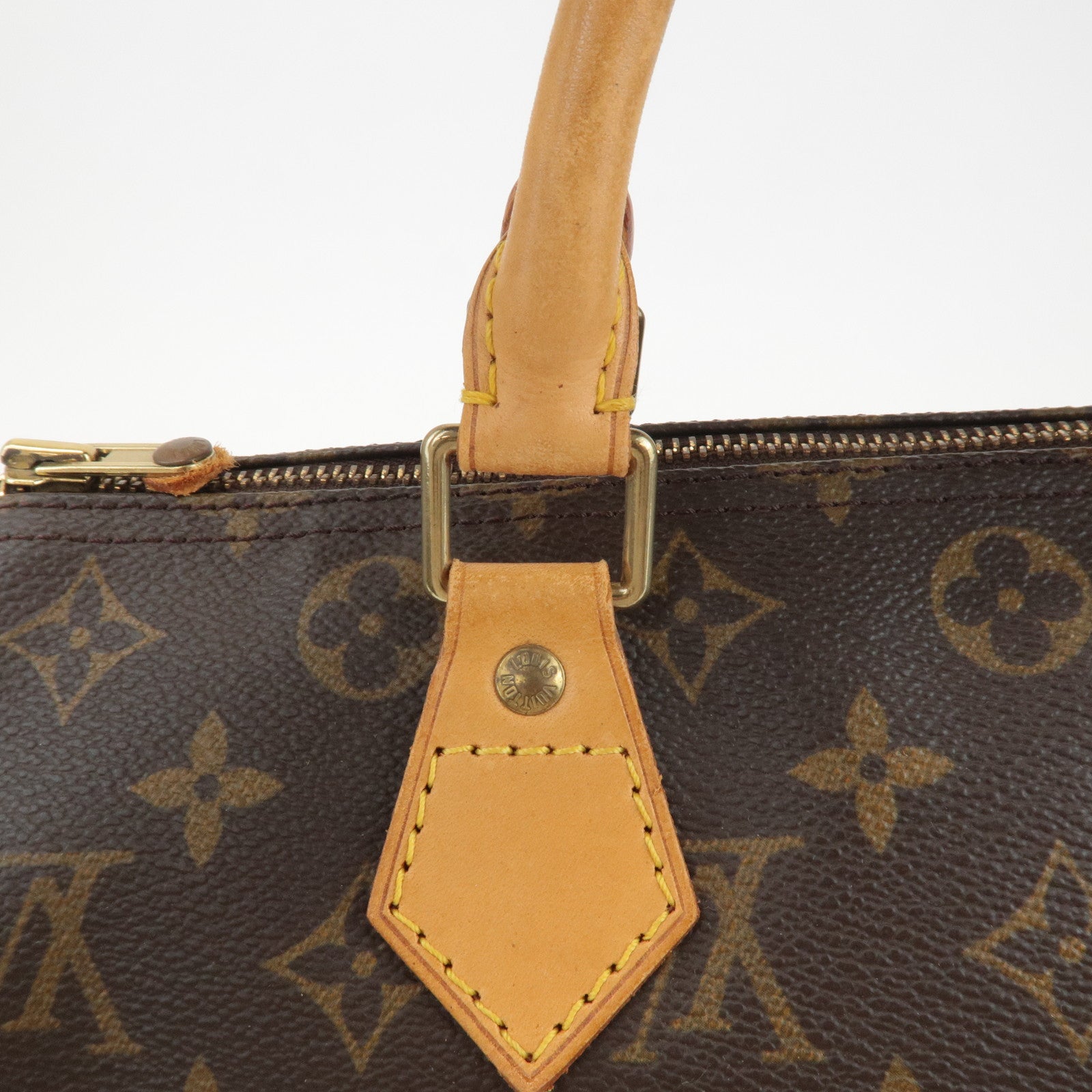 Louis Vuitton Monogram Speedy 30 Hand Bag Boston Bag M41526 Used