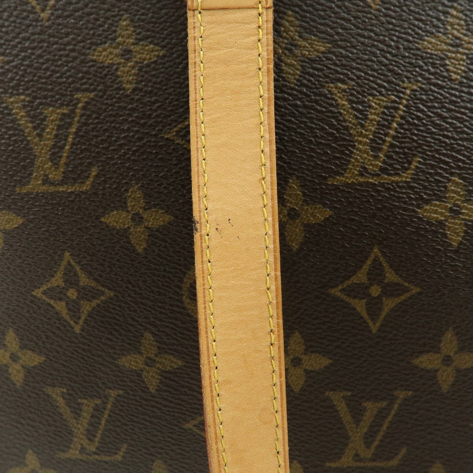 Louis Vuitton Monogram Luco Tote Bag Hand Bag Brown M51155 Used