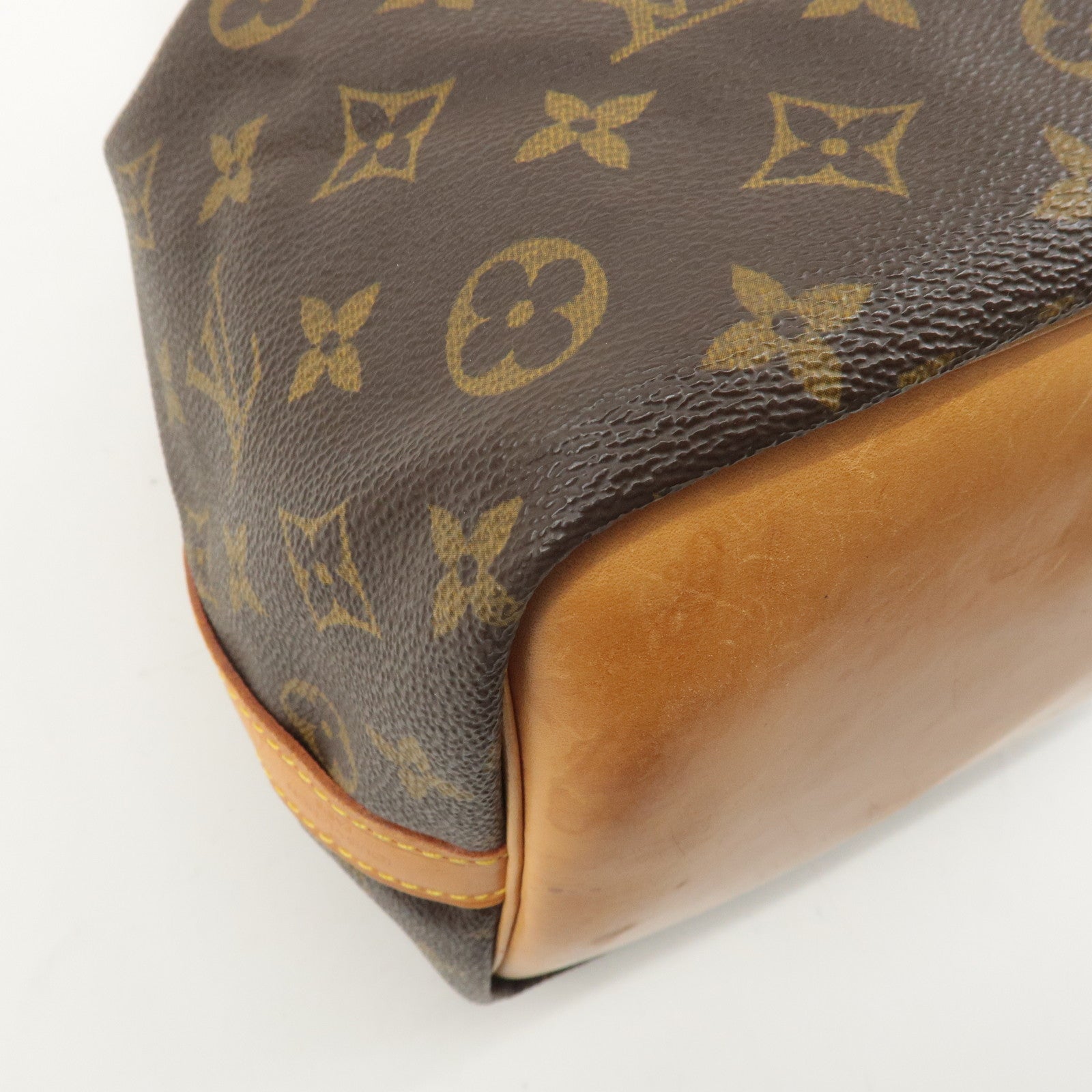 Louis Vuitton Monogram Petit Noe Shoulder Bag Brown M42226