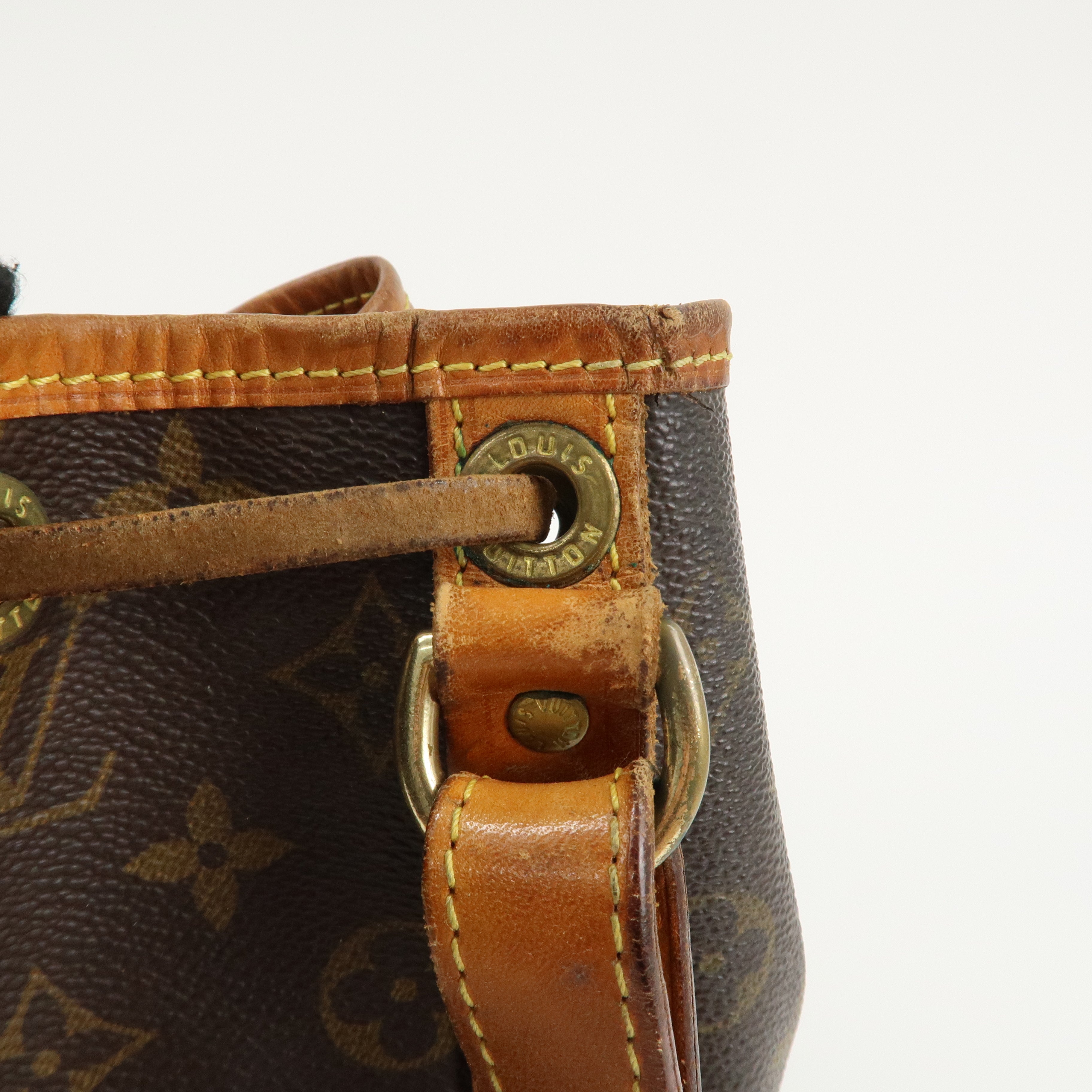 Louis Vuitton Monogram Petit Noe Shoulder Bag Brown M42226 Used