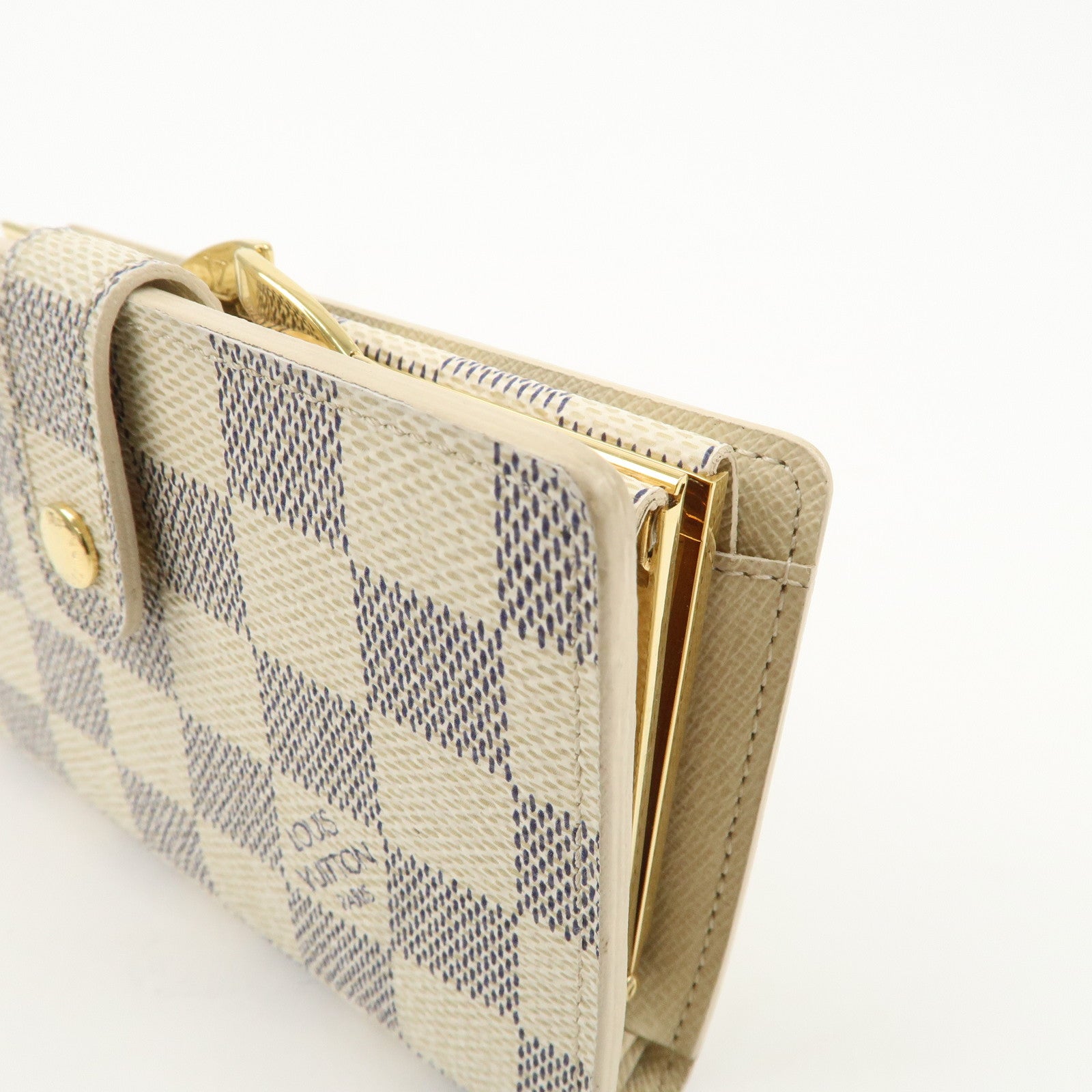 Louis Vuitton Damier Portefeuille Viennois Bifold Wallet N61676 Used