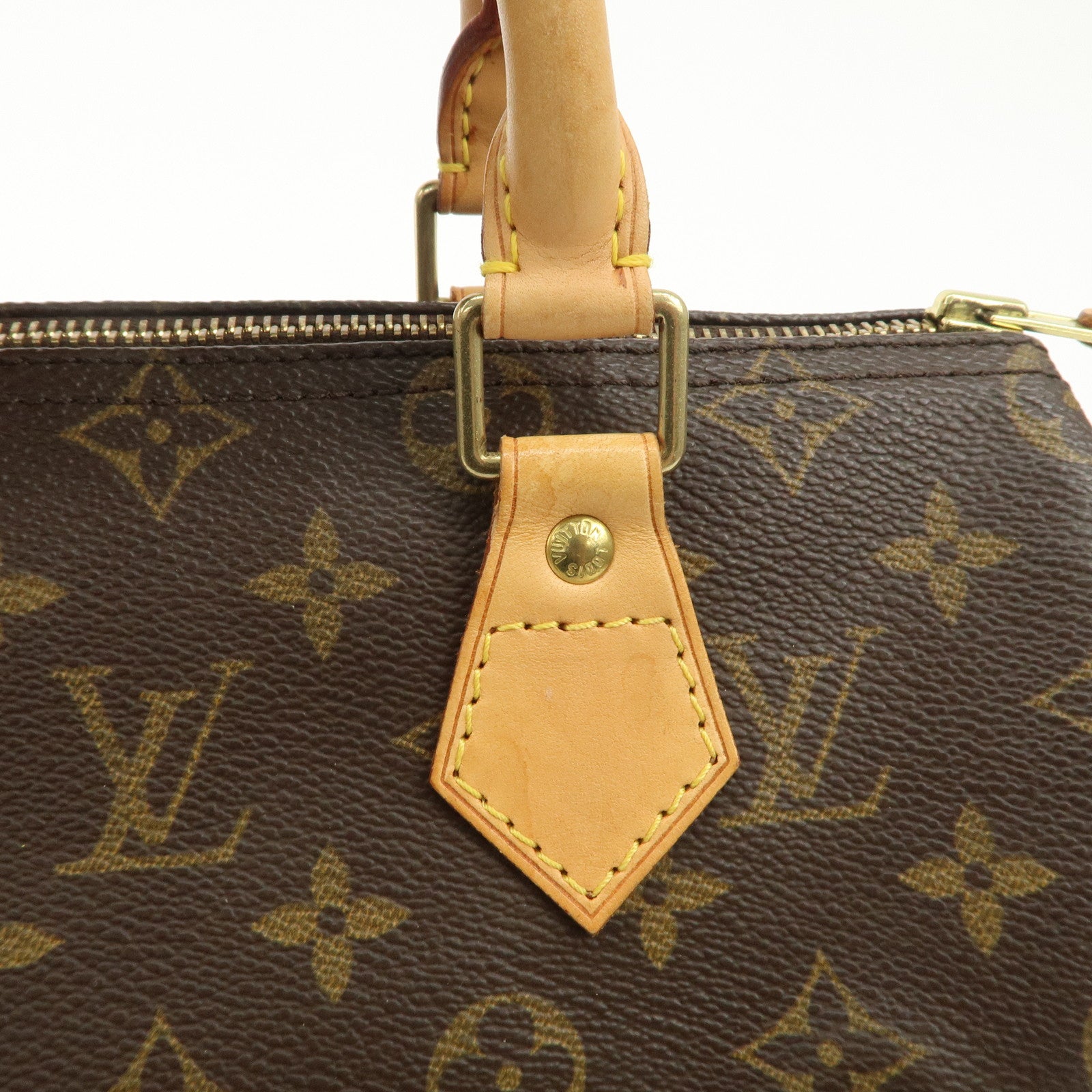 Louis Vuitton Monogram Speedy 25 Hand Bag Boston Bag M41528 Used