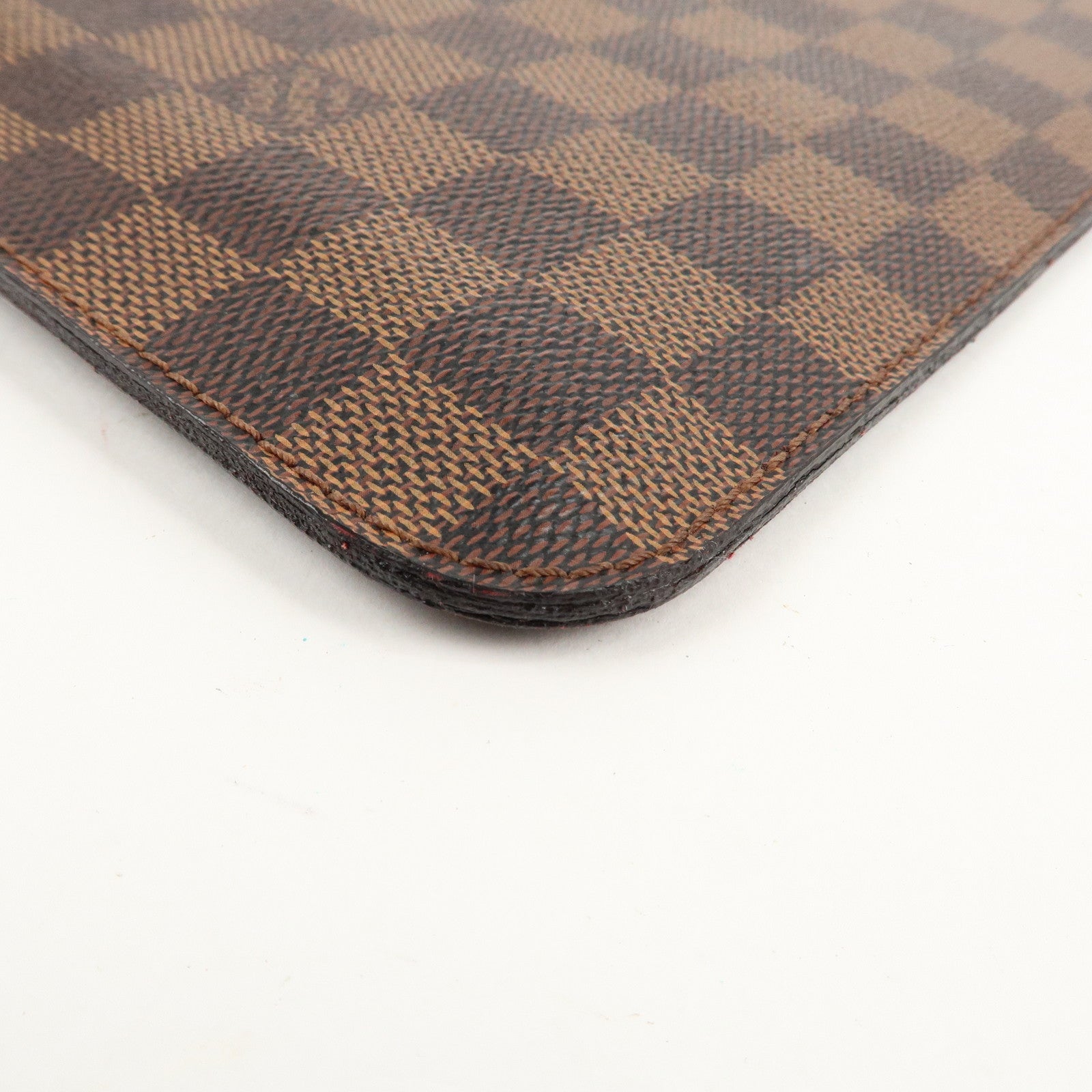 Louis Vuitton Damier Pouch for Neverfull MM Brown Used