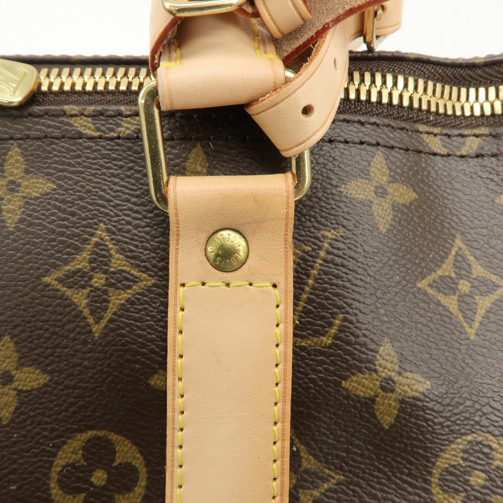 Louis Vuitton Monogram Keep All Bandouliere 55 Boston Bag M41414 Used