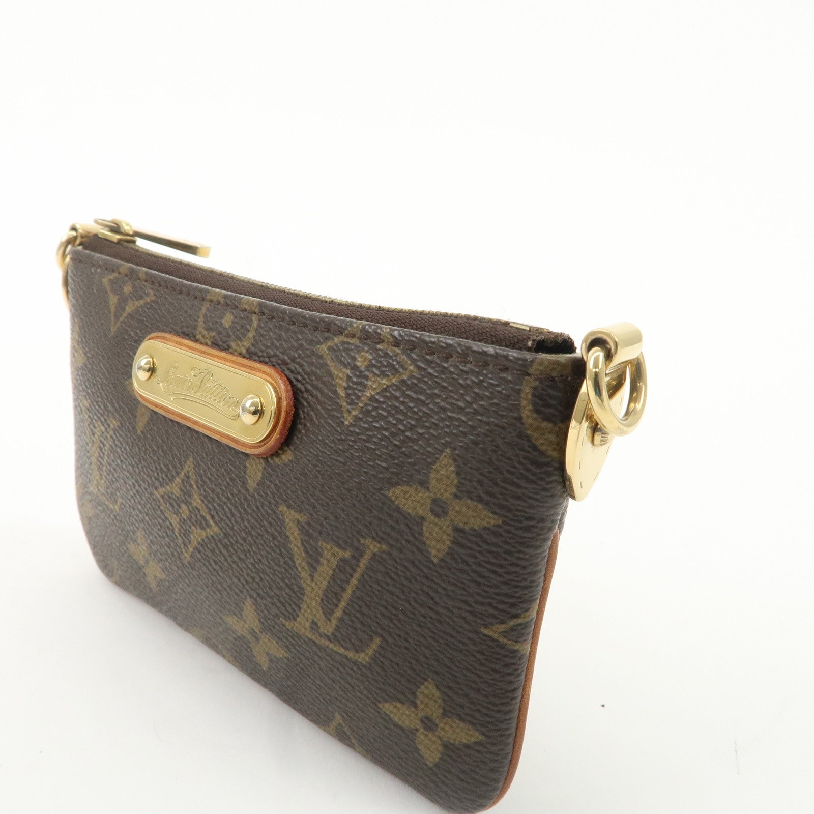 Louis Vuitton Monogram Pochette Milla PM Mini Pouch M60095 Used