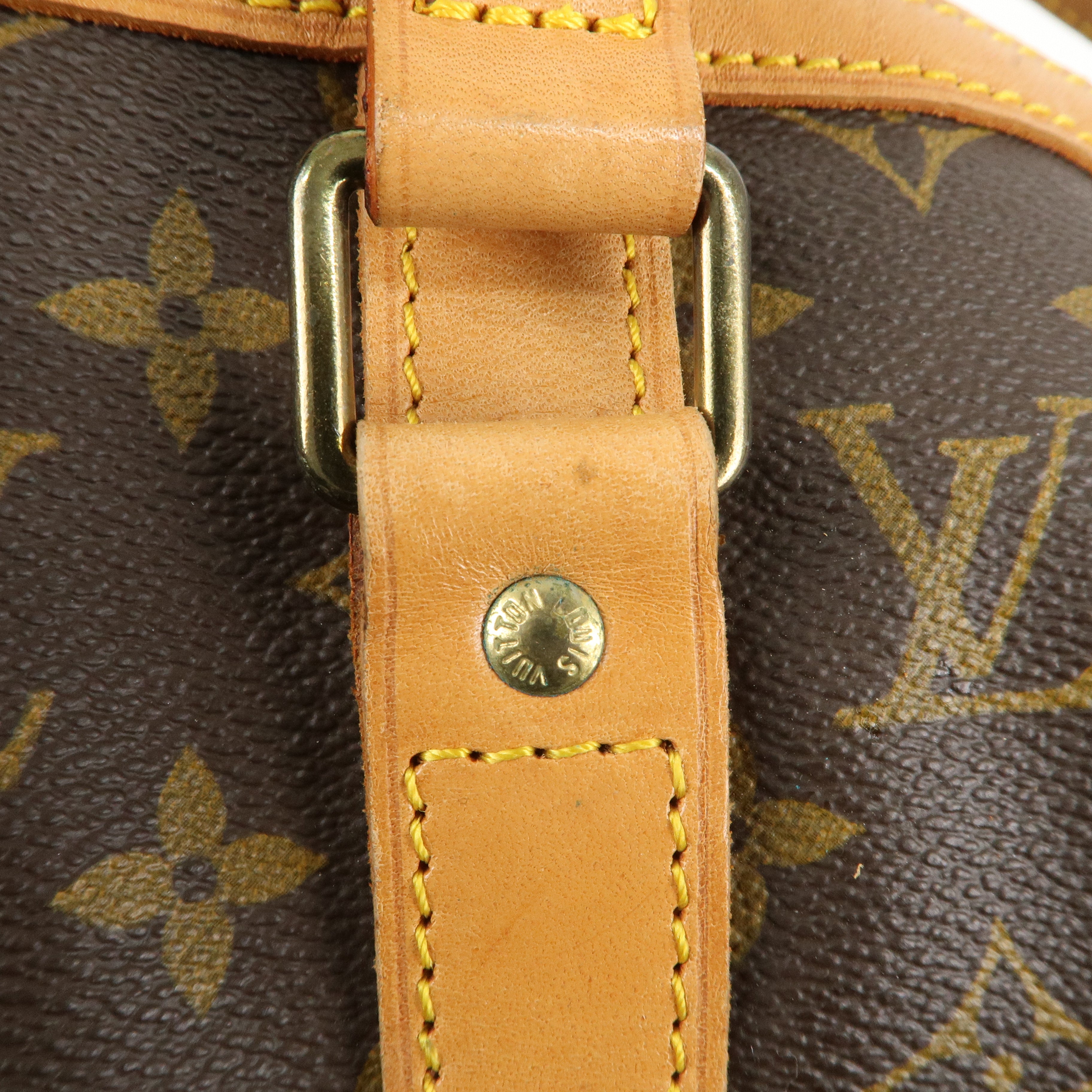 Louis Vuitton Monogram Sac Souple 45 Boston Bag Brown M41624