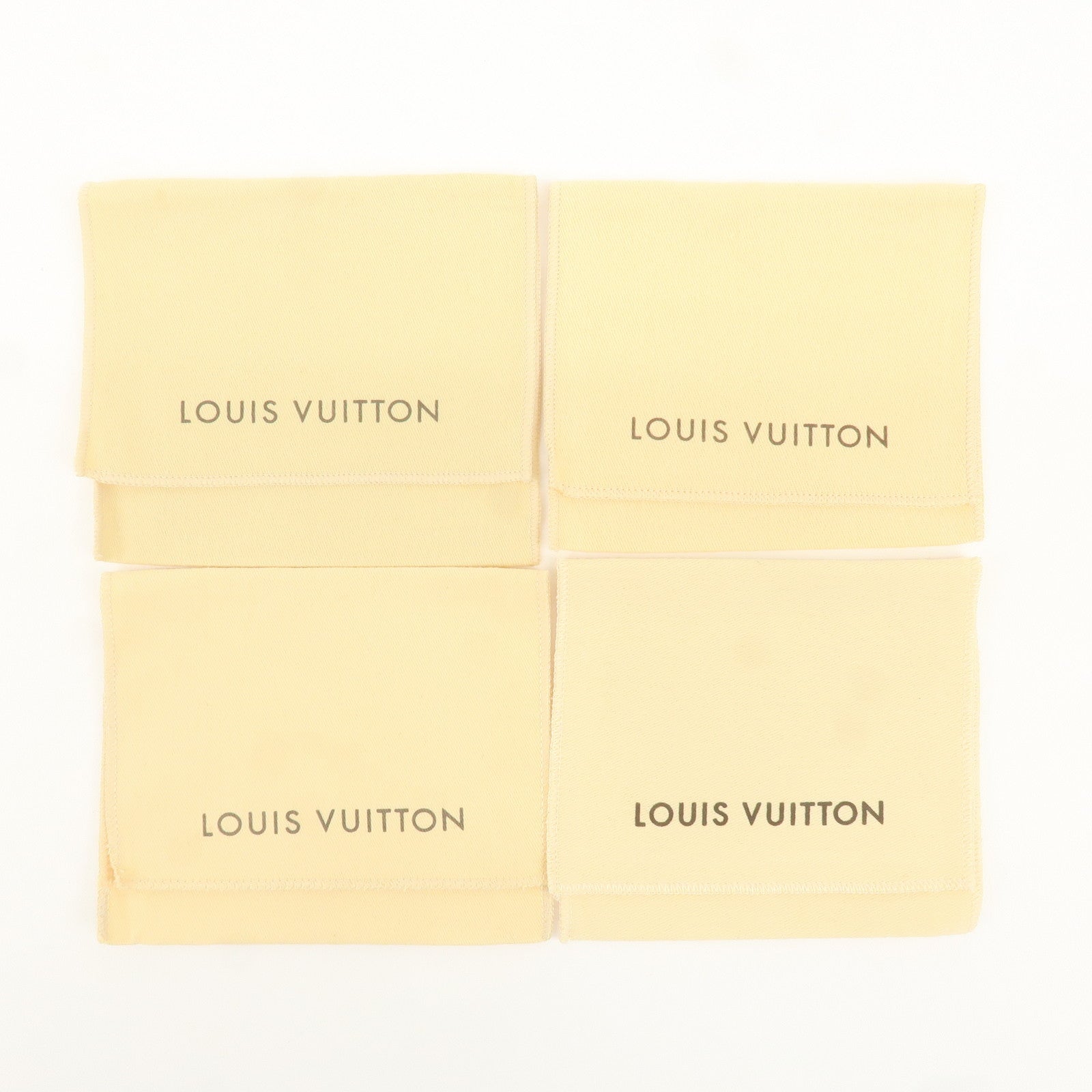 Louis Vuitton Set of 10 Storage Bag Dust Bag New Model Beige