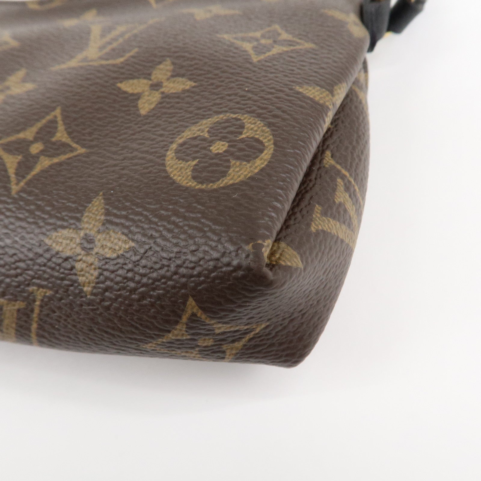 Louis Vuitton Monogram Pallas Uniforms Shoulder Bag Noir Used