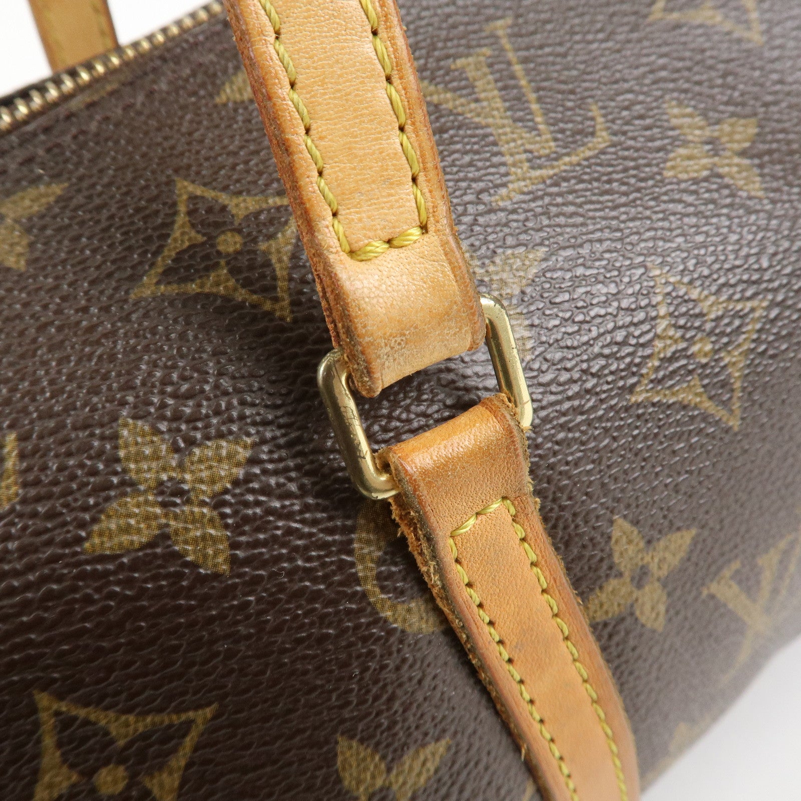 Louis Vuitton Monogram Papillon 30 Hand Bag Brown M51385 Used