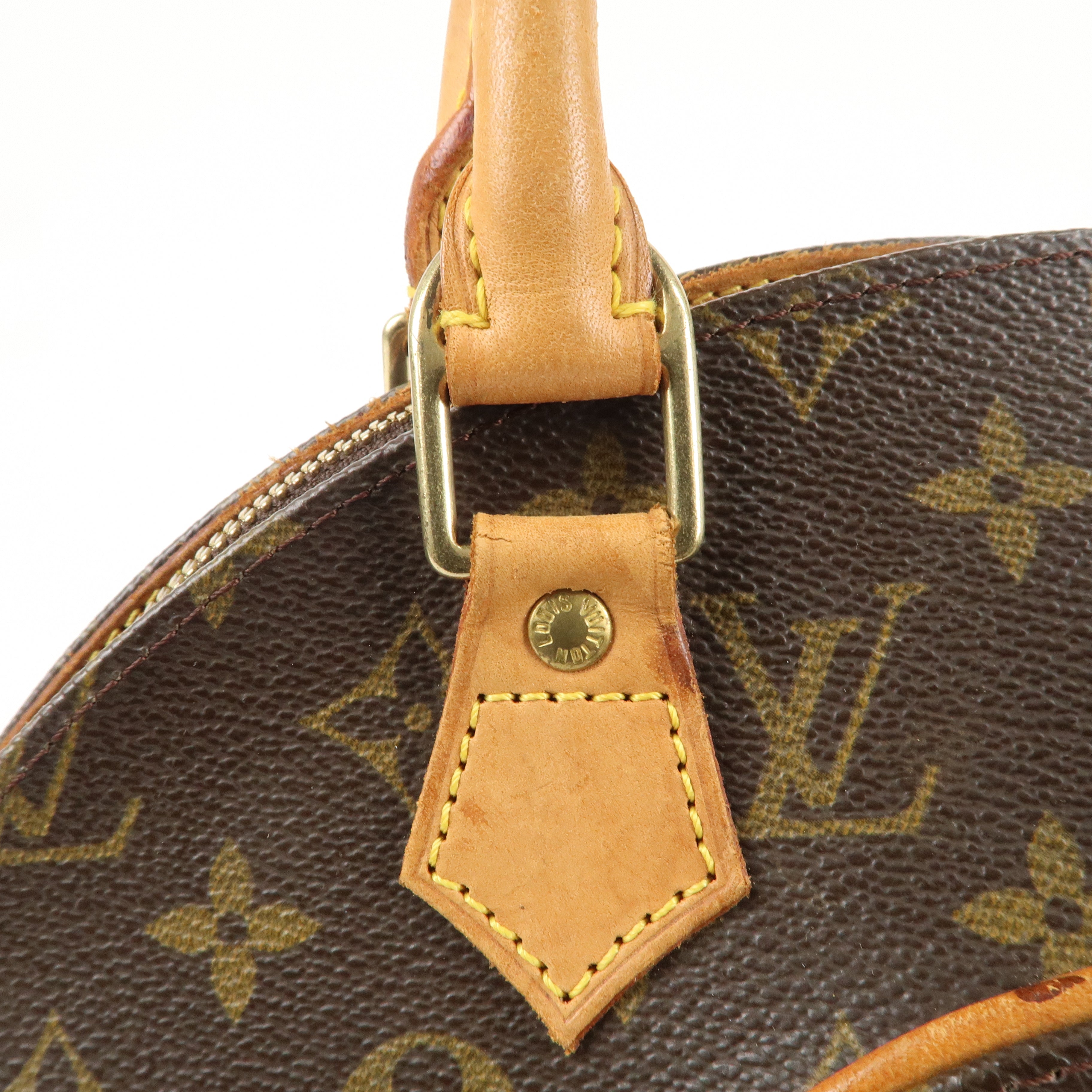 Louis Vuitton Monogram Ellipse MM Hand Bag Brown M51126