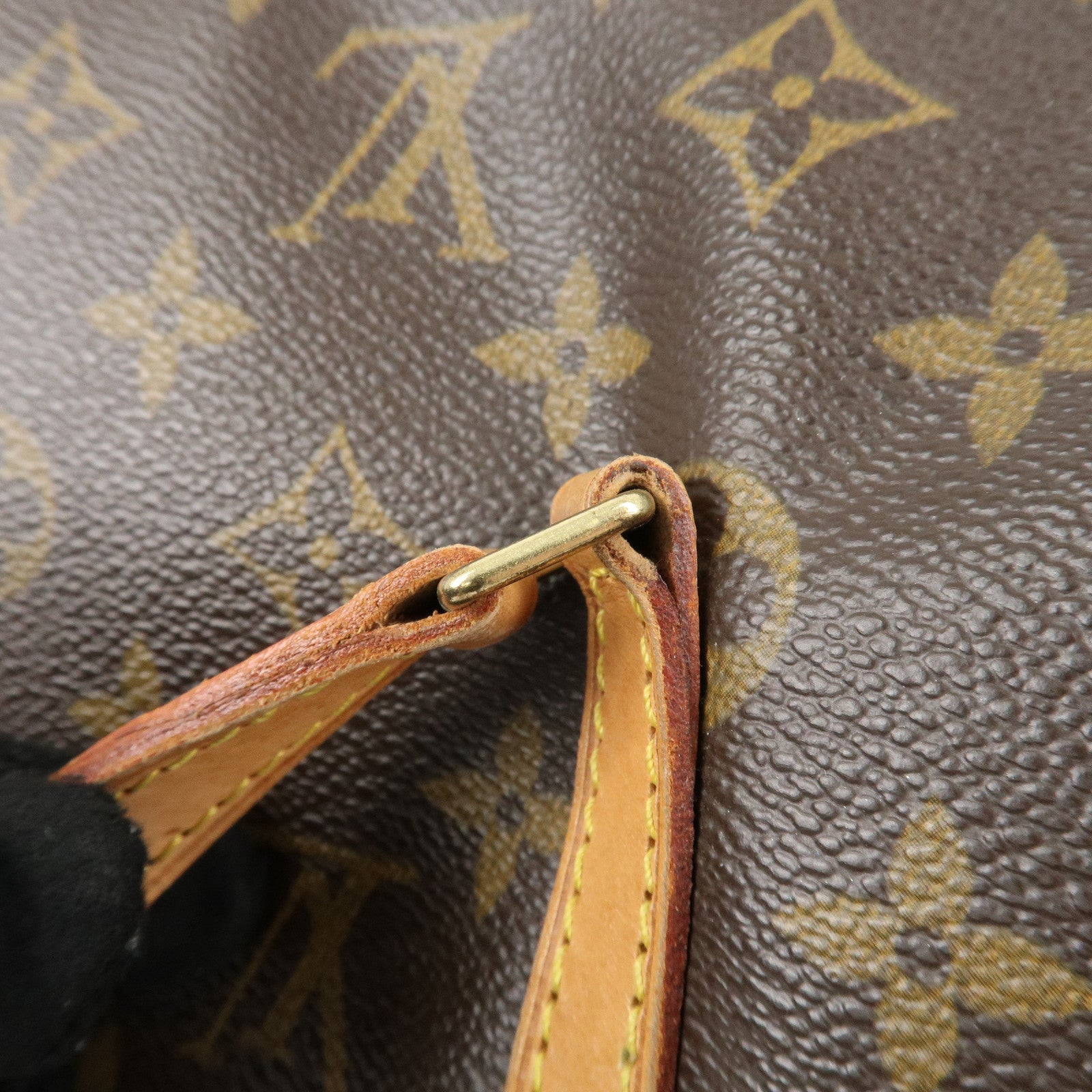 Louis Vuitton Monogram Papillon 30 Hand Bag Brown M51385 Used